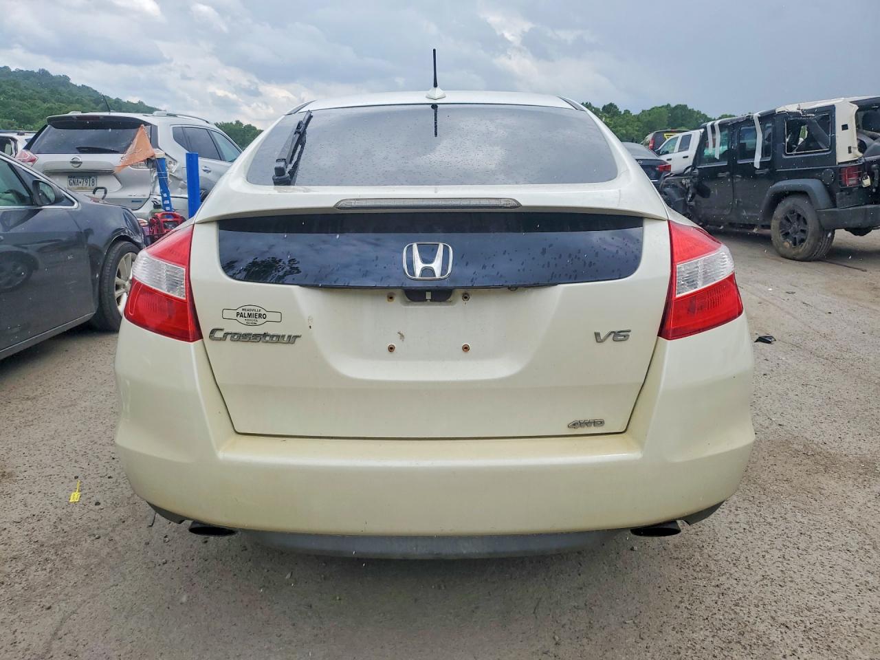 2012 Honda Crosstour Exl White vin: 5J6TF2H55CL008731