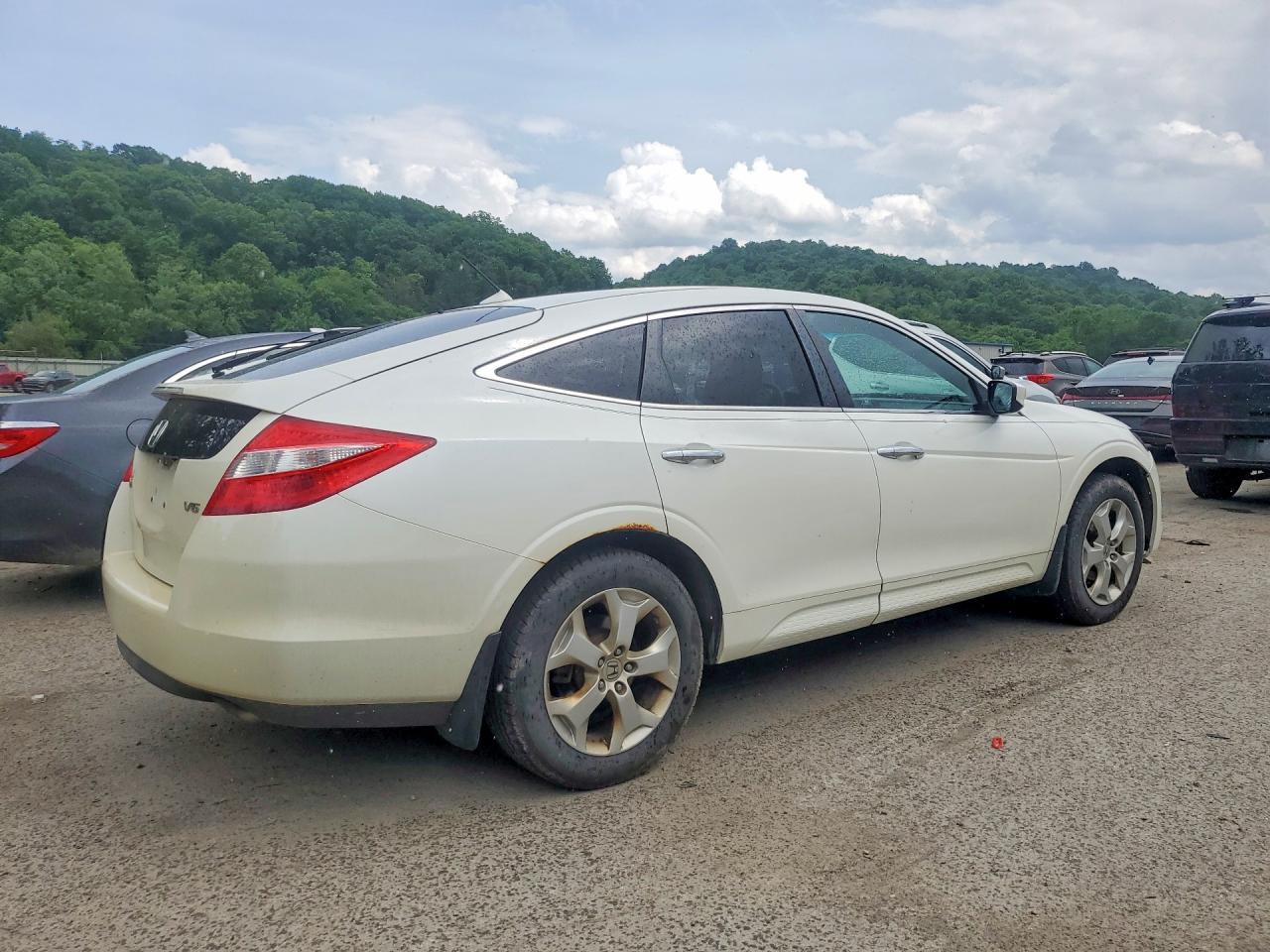 2012 Honda Crosstour Exl White vin: 5J6TF2H55CL008731