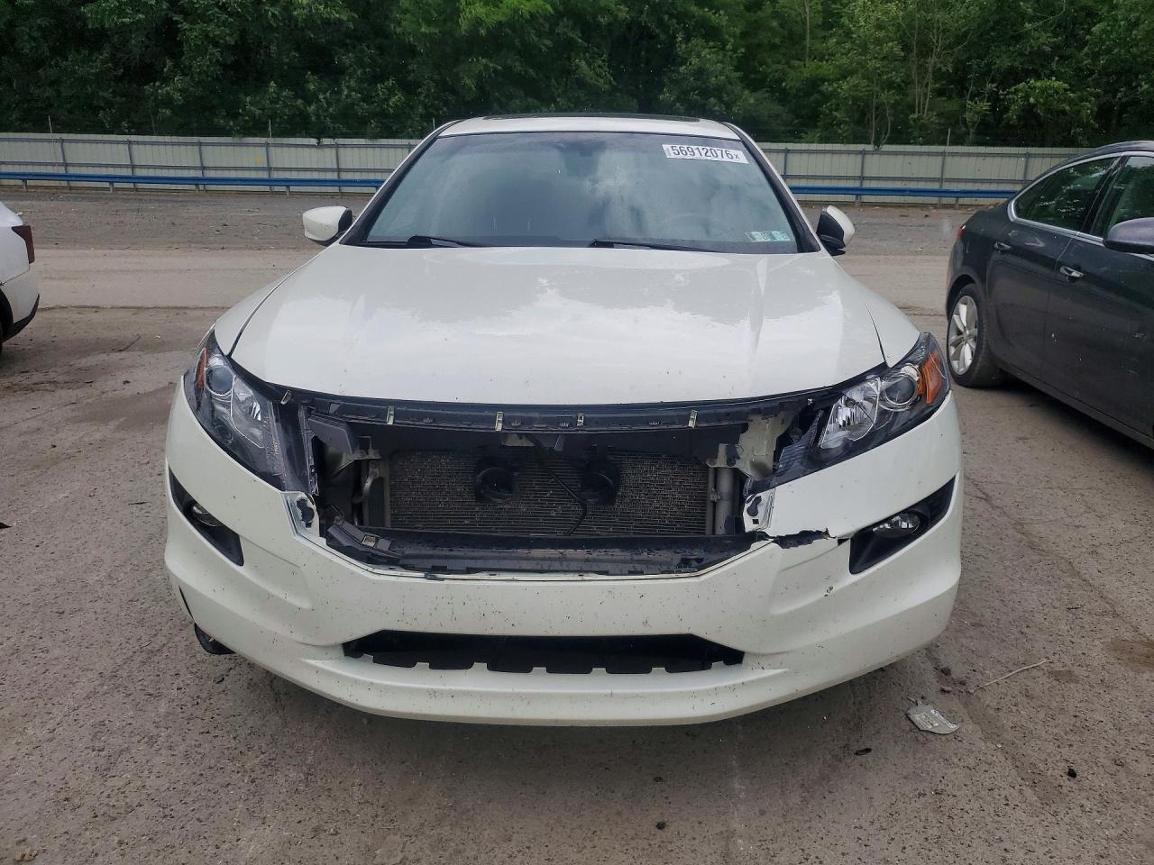 2012 Honda Crosstour Exl White vin: 5J6TF2H55CL008731