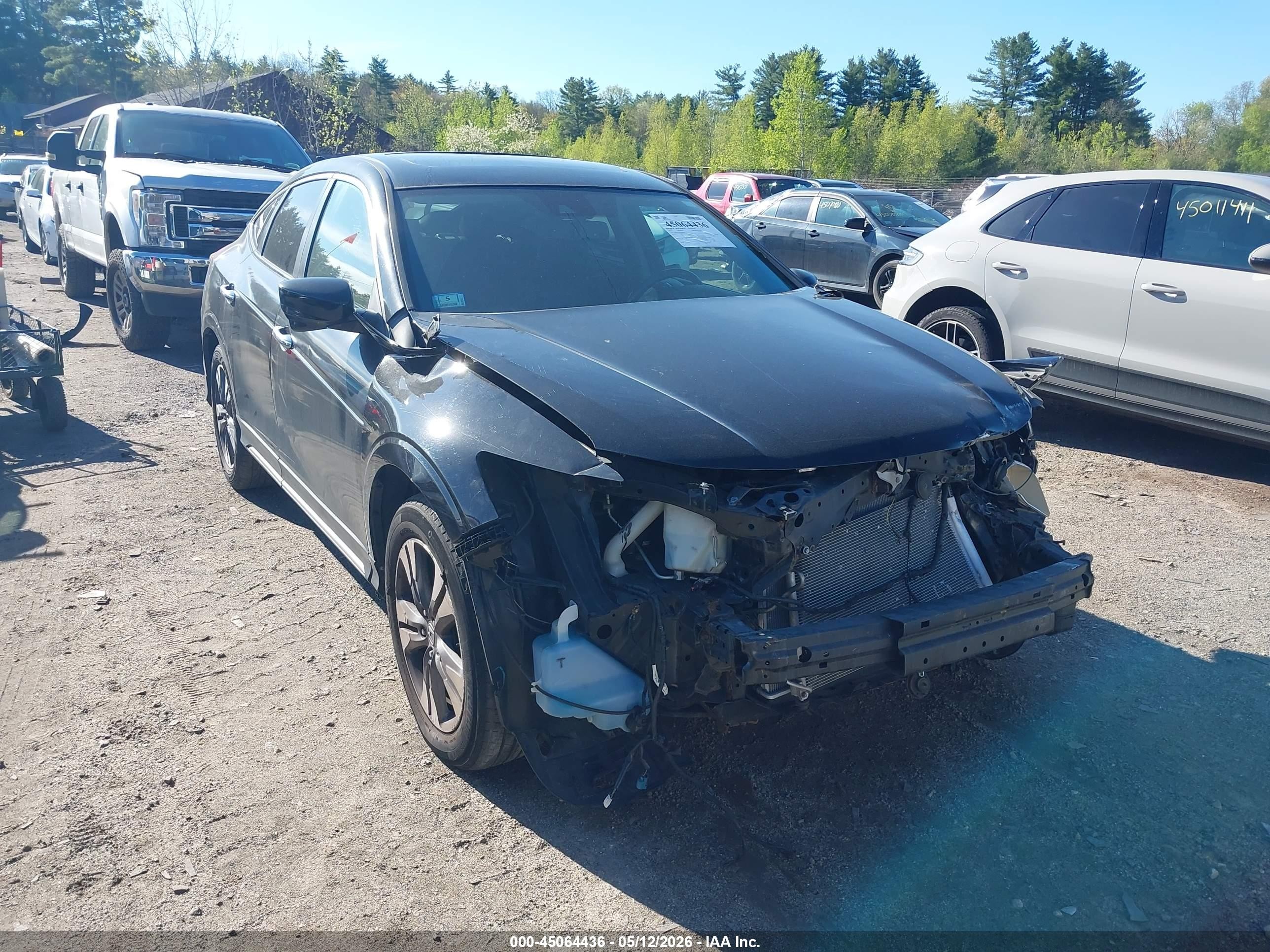 2013 Honda Crosstour Ex-l V6 Черный vin: 5J6TF2H55DL001666