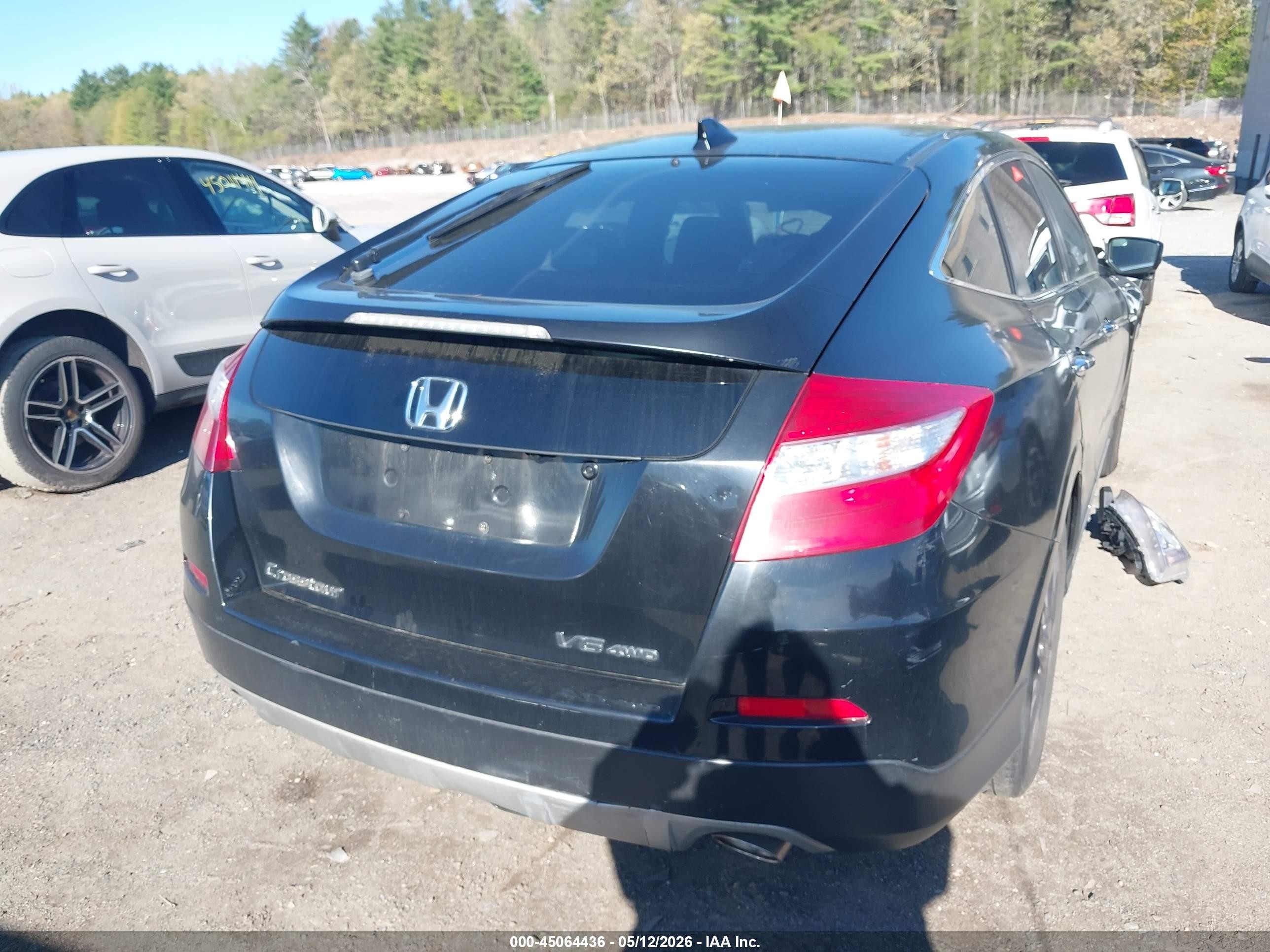 2013 Honda Crosstour Ex-l V6 Черный vin: 5J6TF2H55DL001666