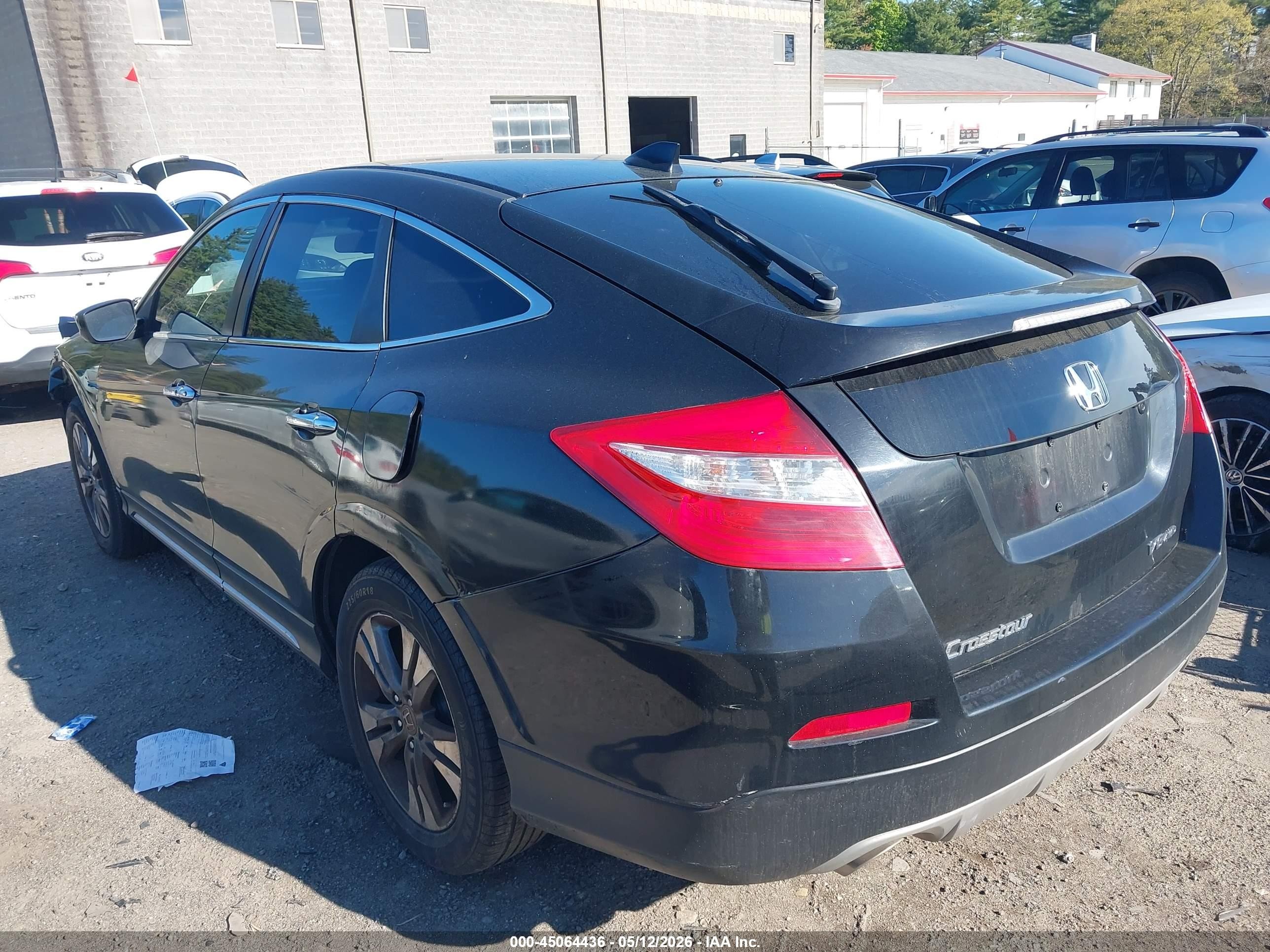 2013 Honda Crosstour Ex-l V6 Черный vin: 5J6TF2H55DL001666