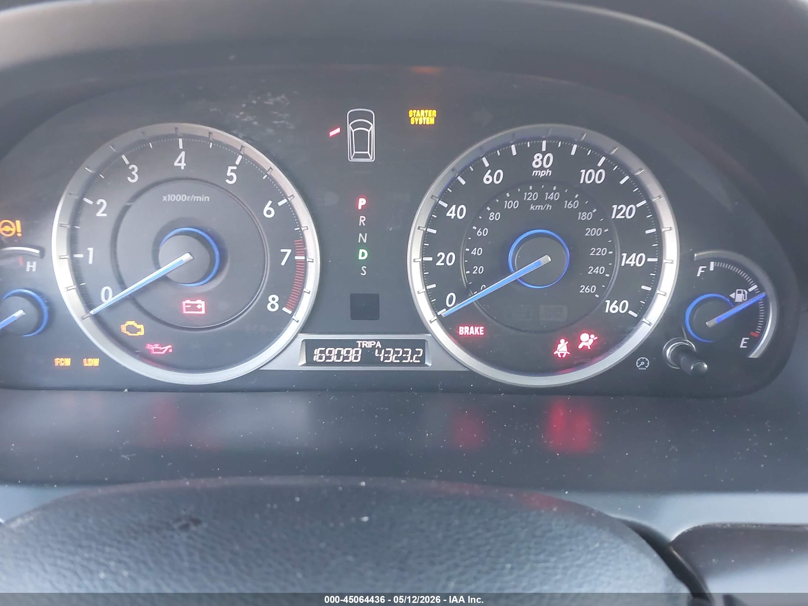 2013 Honda Crosstour Ex-l V6 Черный vin: 5J6TF2H55DL001666
