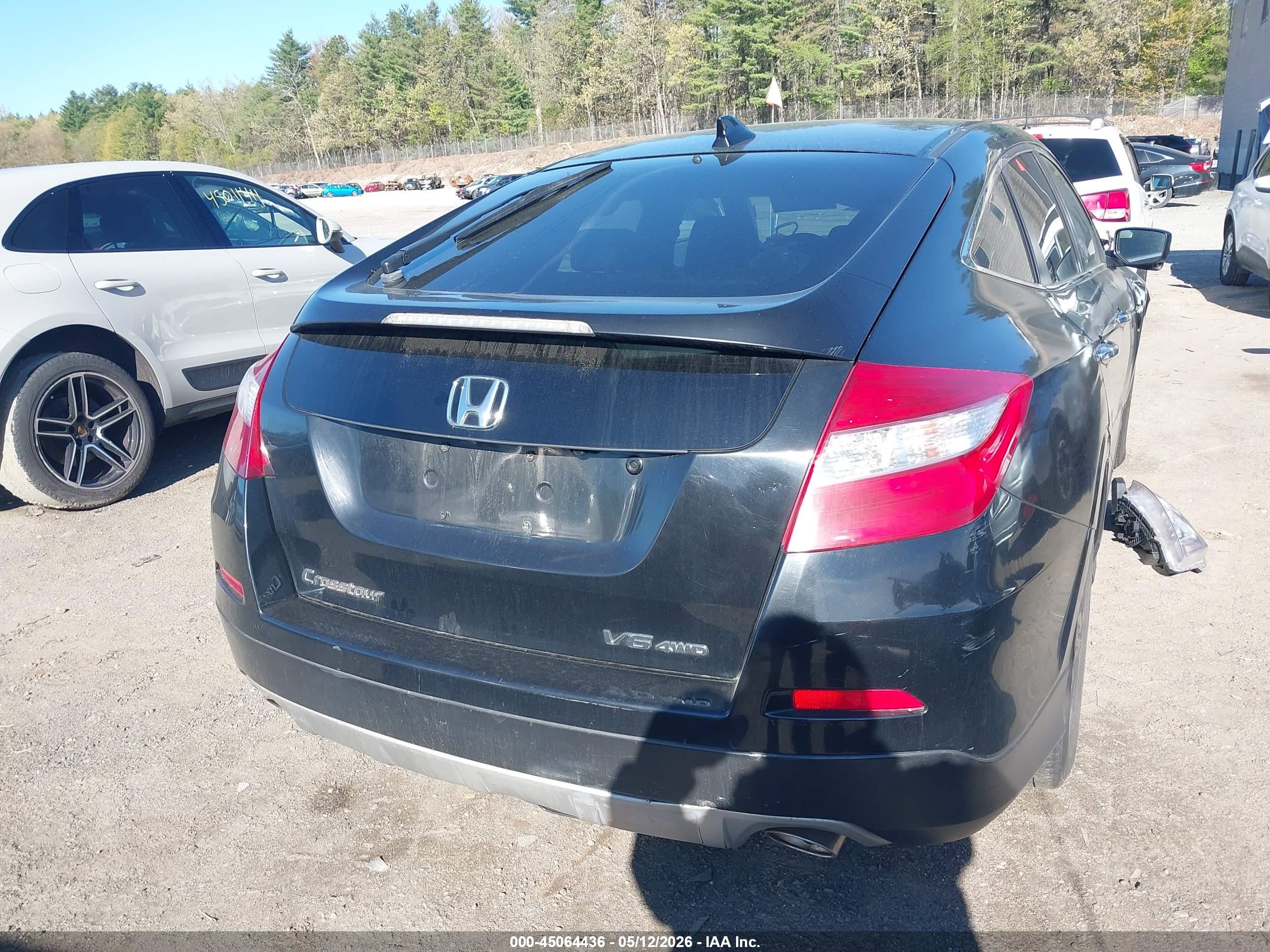 2013 Honda Crosstour Ex-l V6 Черный vin: 5J6TF2H55DL001666