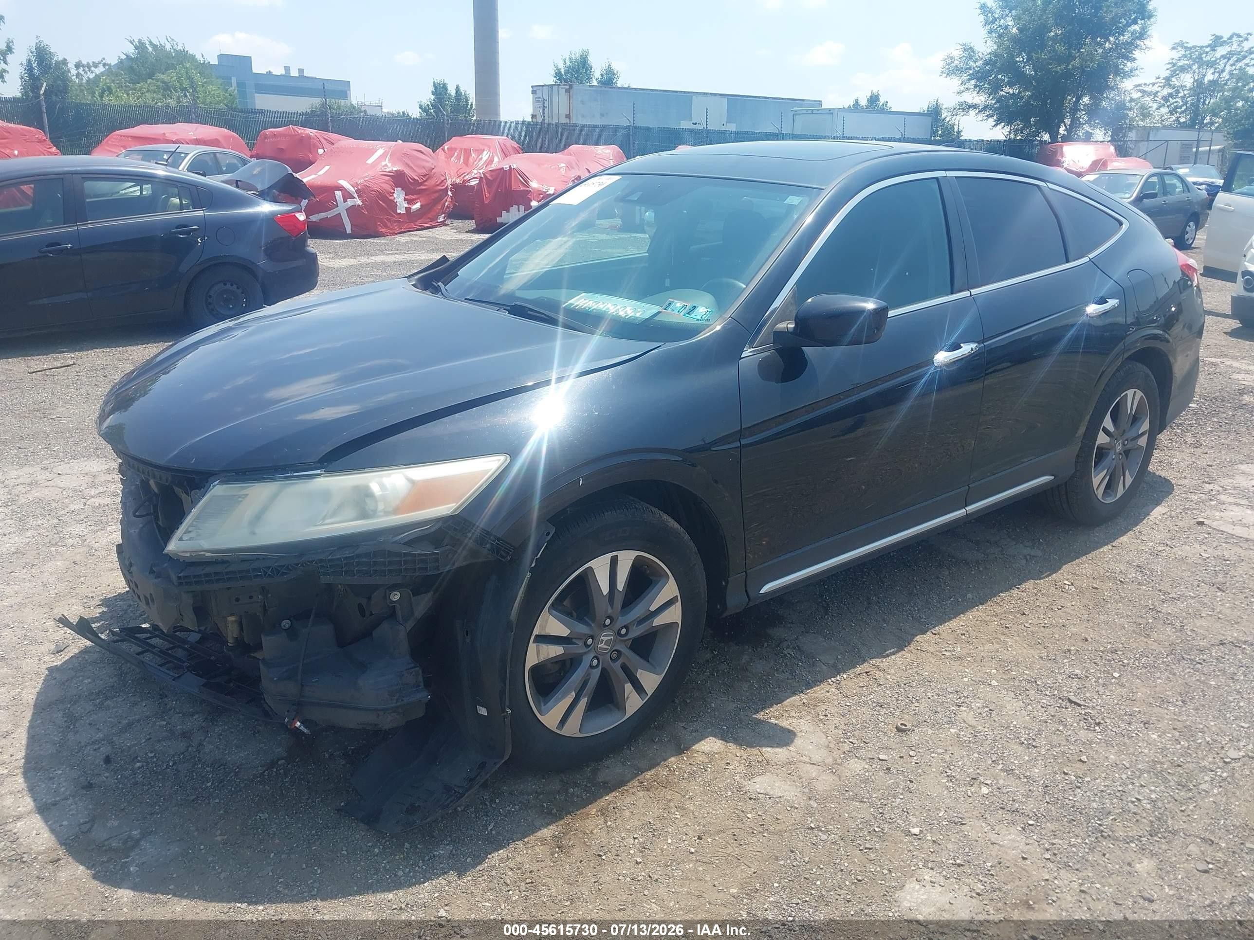 2013 Honda Crosstour Ex-l V6 Black vin: 5J6TF2H55DL002252