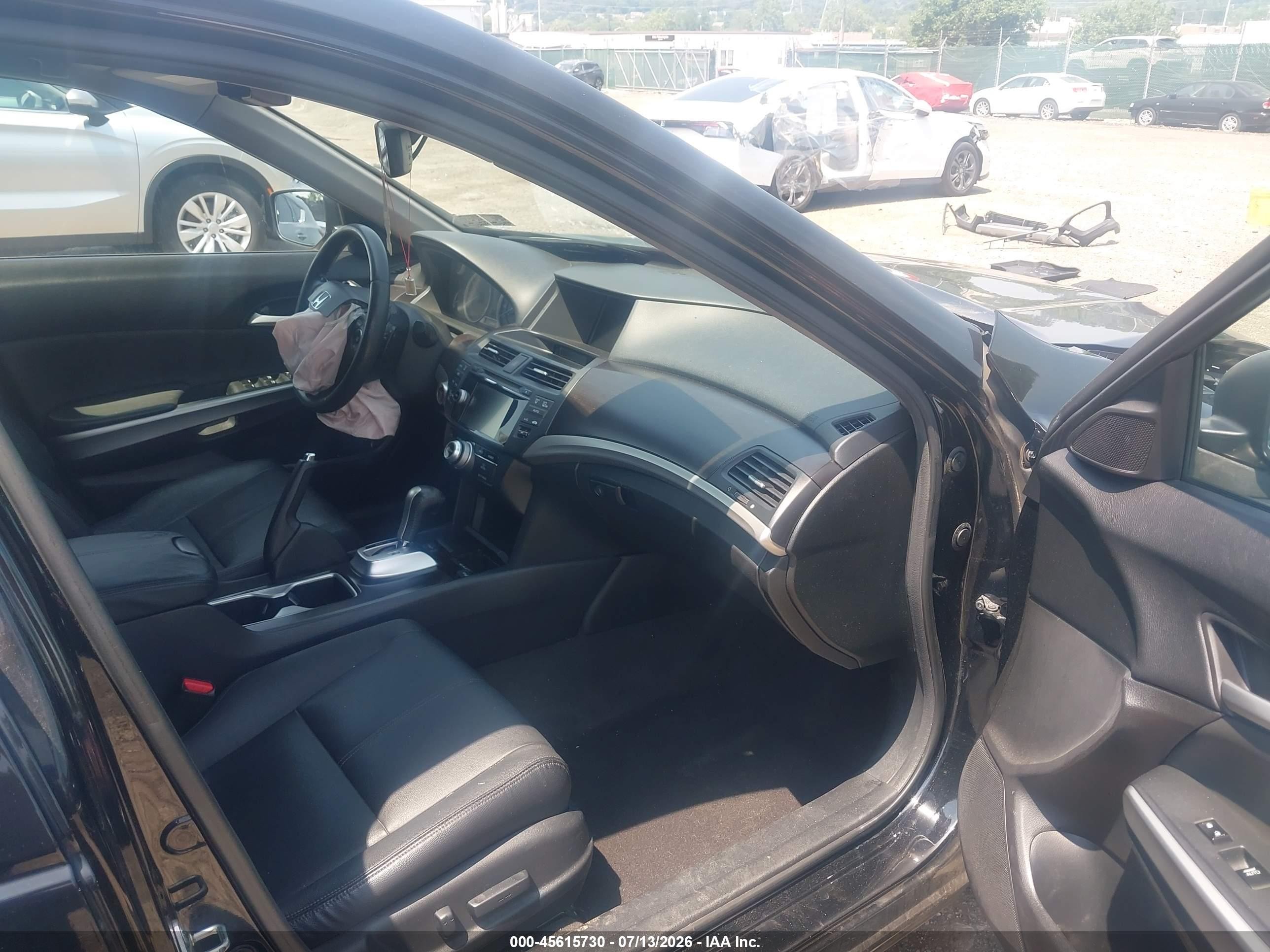 2013 Honda Crosstour Ex-l V6 Black vin: 5J6TF2H55DL002252