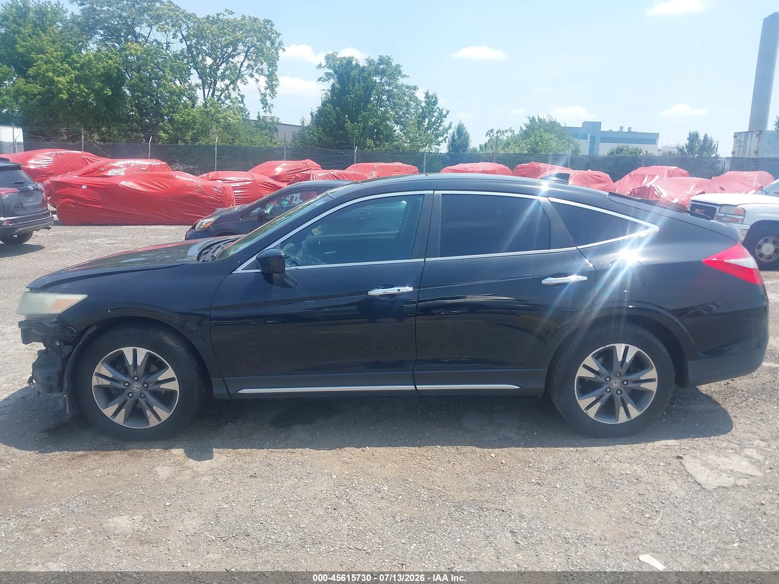 2013 Honda Crosstour Ex-l V6 Black vin: 5J6TF2H55DL002252