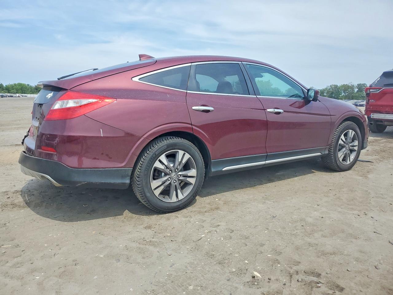 2015 Honda Crosstour Exl Burgundy vin: 5J6TF2H55FL004036