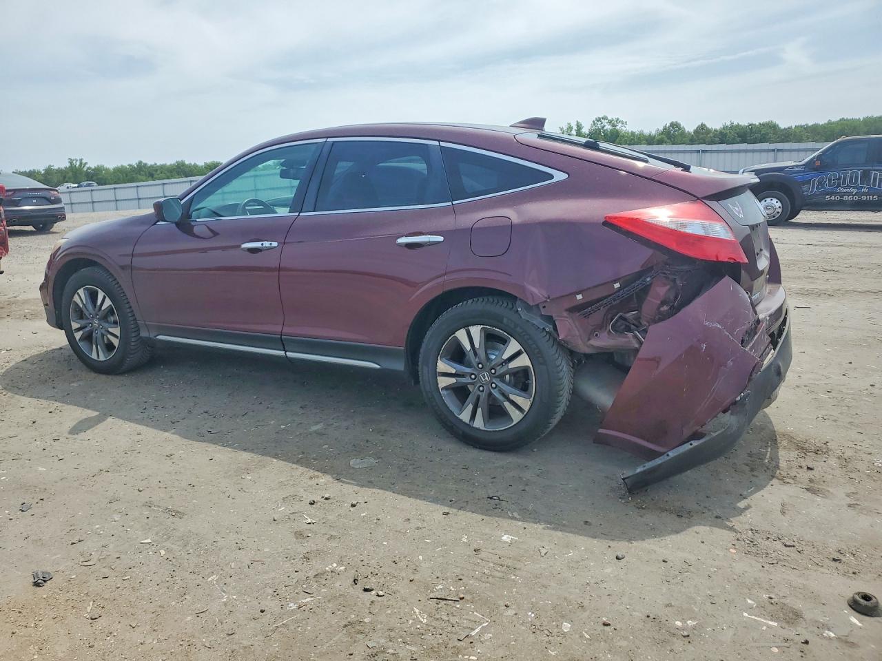 2015 Honda Crosstour Exl Burgundy vin: 5J6TF2H55FL004036