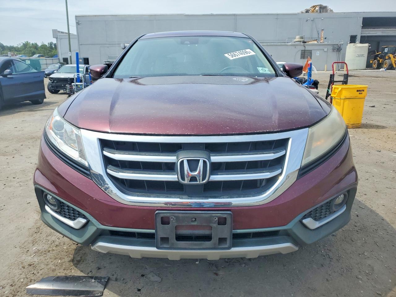 2015 Honda Crosstour Exl Burgundy vin: 5J6TF2H55FL004036