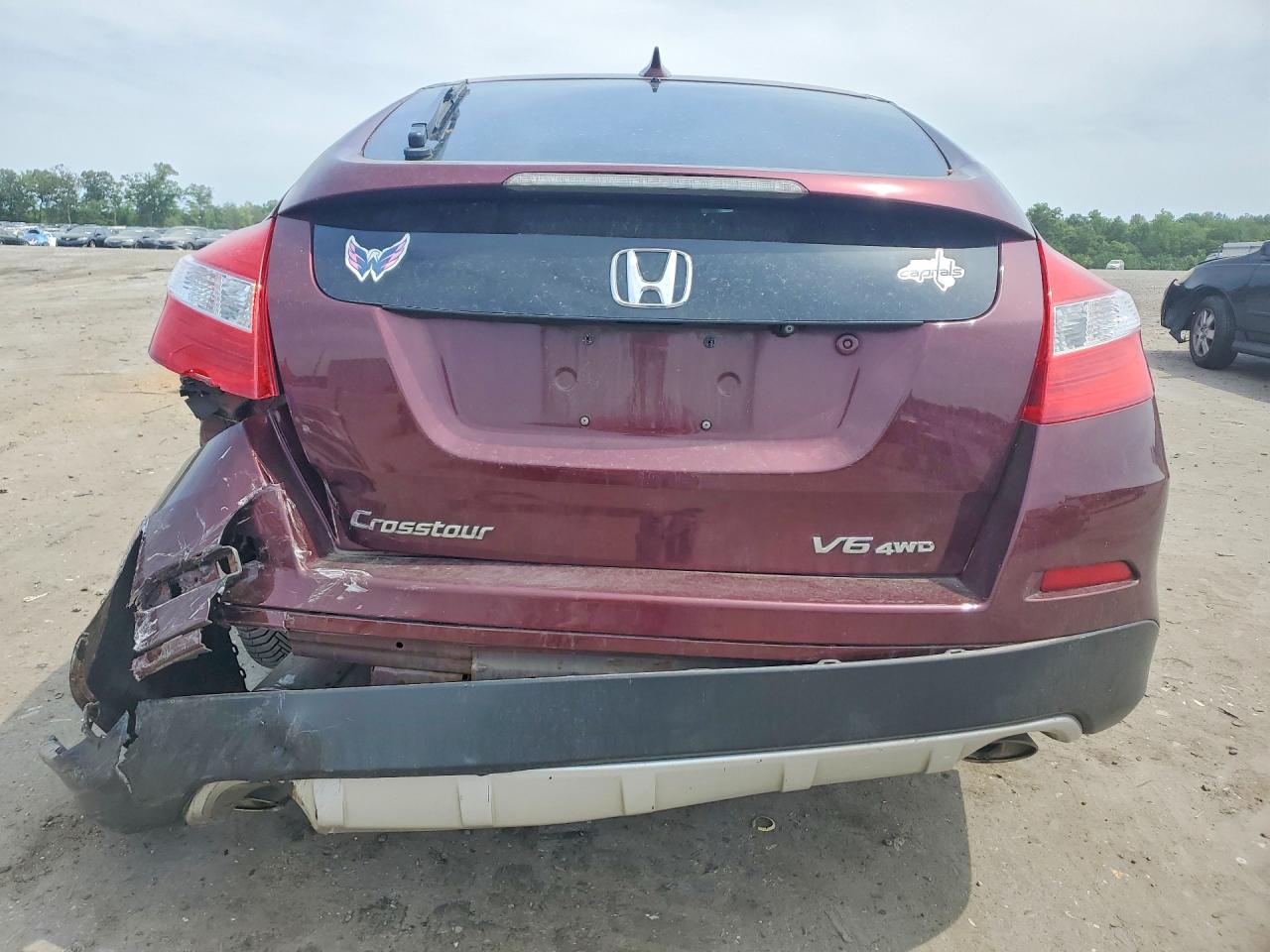 2015 Honda Crosstour Exl Burgundy vin: 5J6TF2H55FL004036
