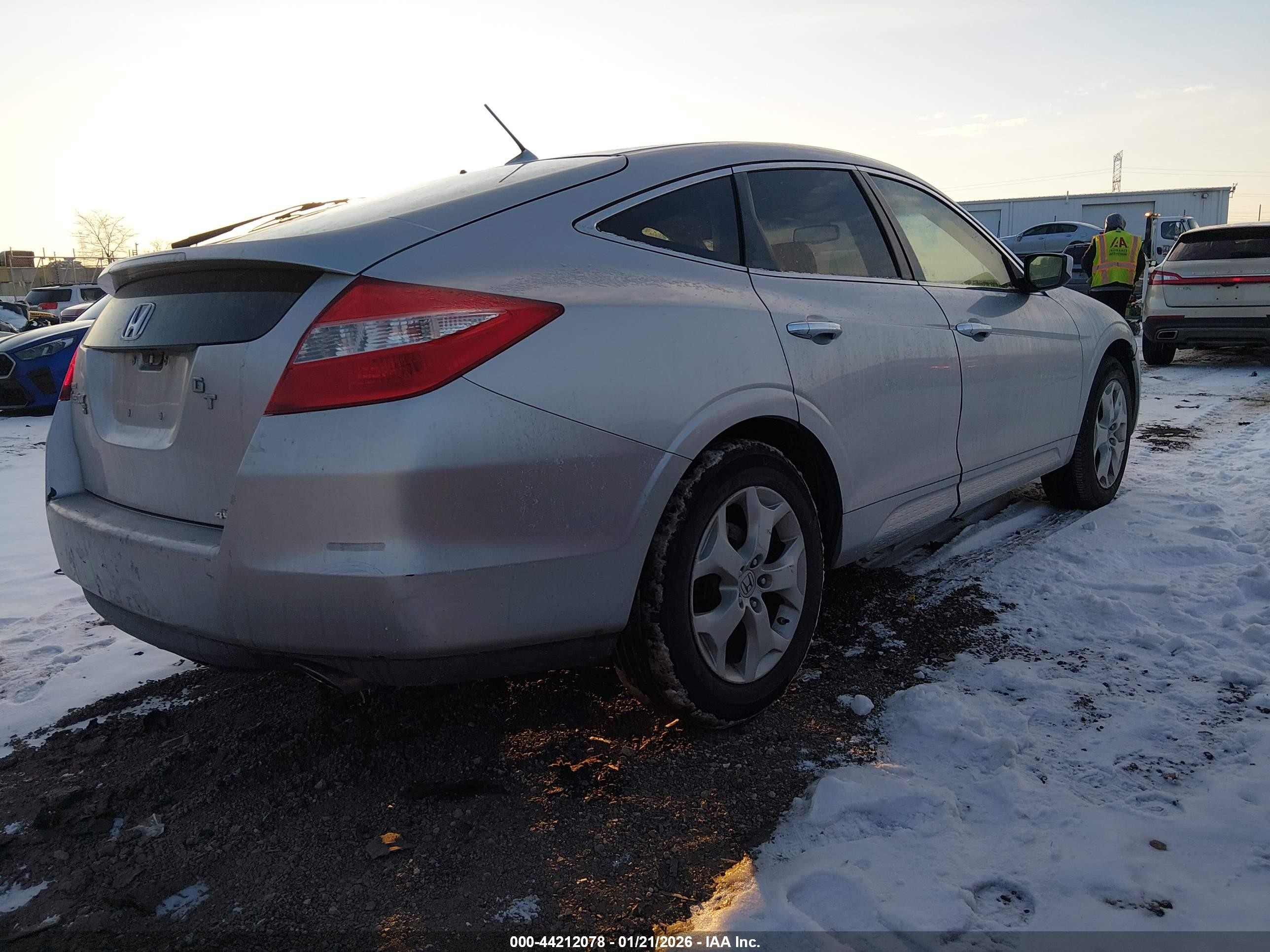 2010 Honda Accord Crosstour Ex-l Silver vin: 5J6TF2H56AL017192