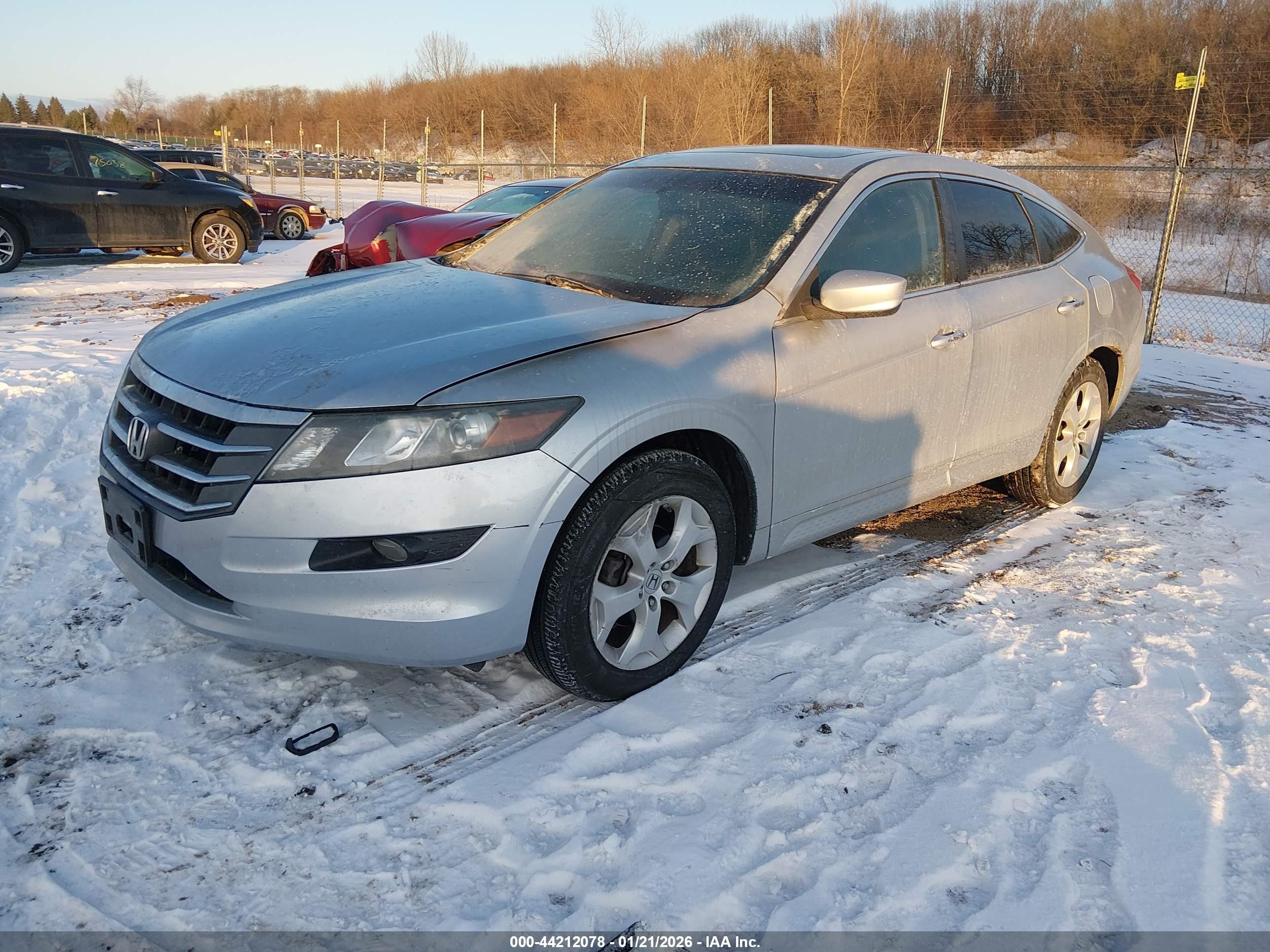 2010 Honda Accord Crosstour Ex-l Silver vin: 5J6TF2H56AL017192