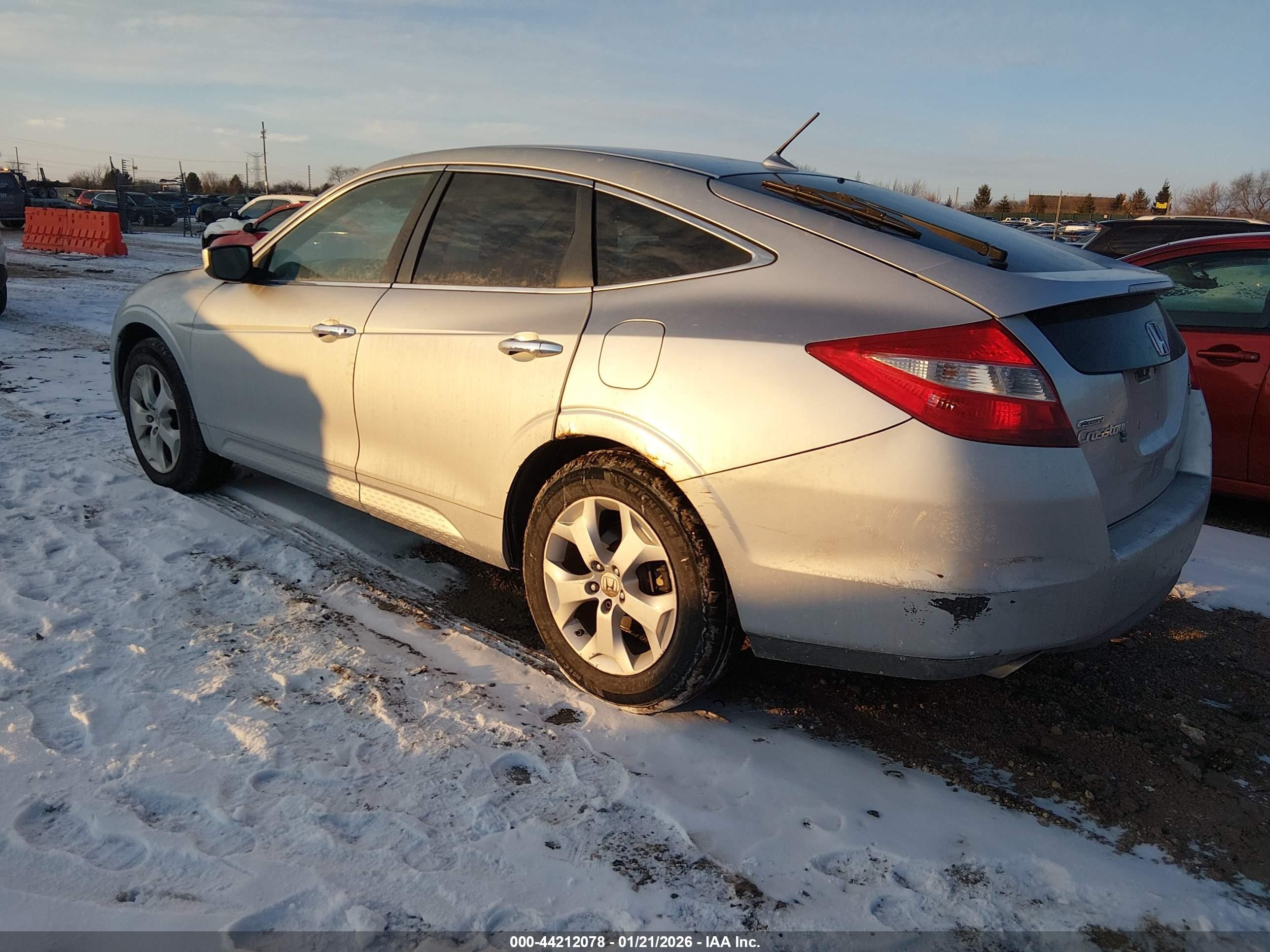 2010 Honda Accord Crosstour Ex-l Silver vin: 5J6TF2H56AL017192