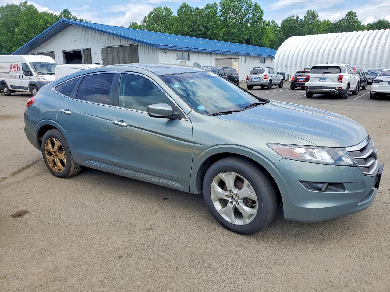 2011 Honda Accord Crosstour Exl Green vin: 5J6TF2H56BL000152