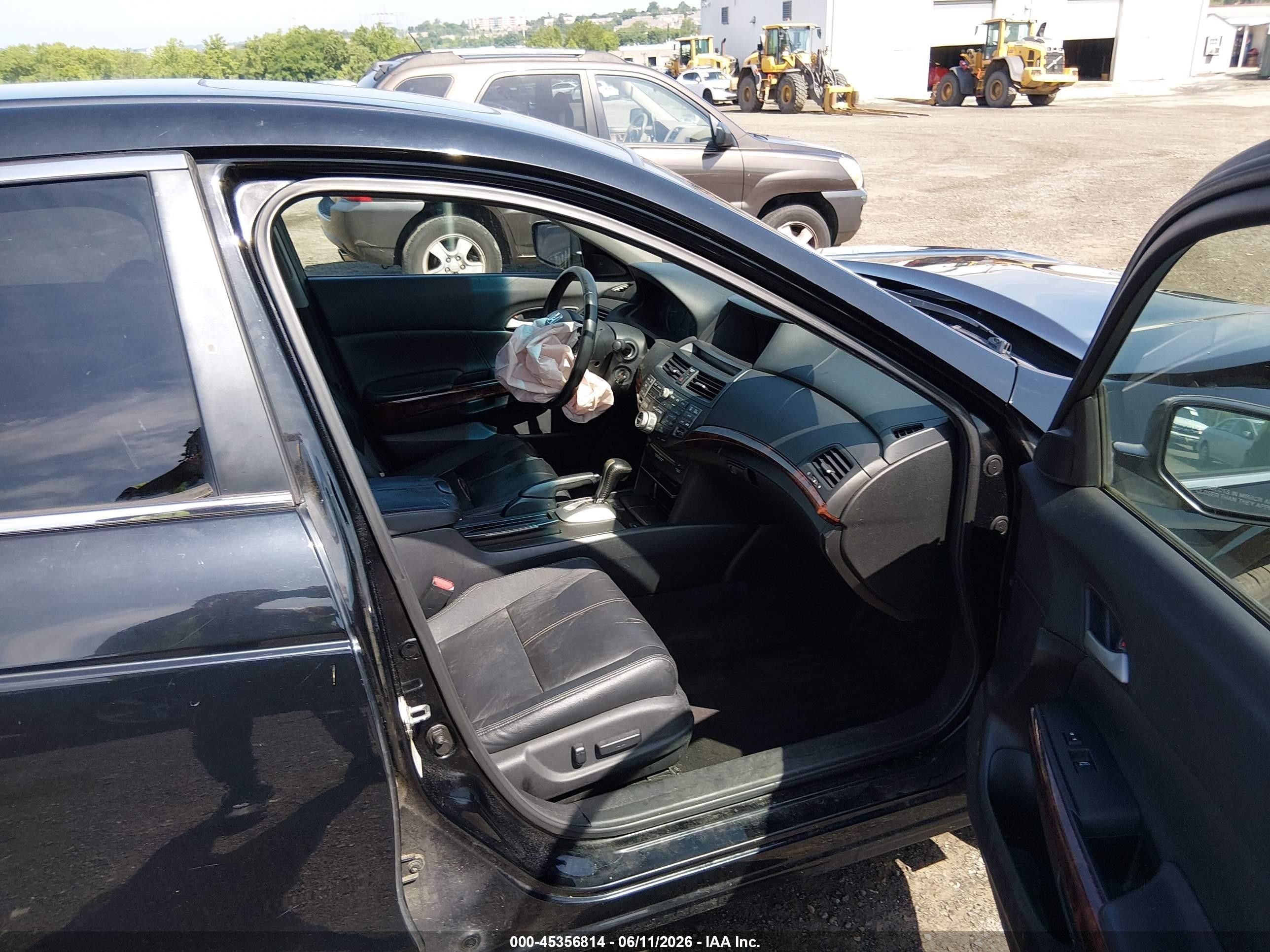 2011 Honda Accord Crosstour Ex-l Black vin: 5J6TF2H56BL005352