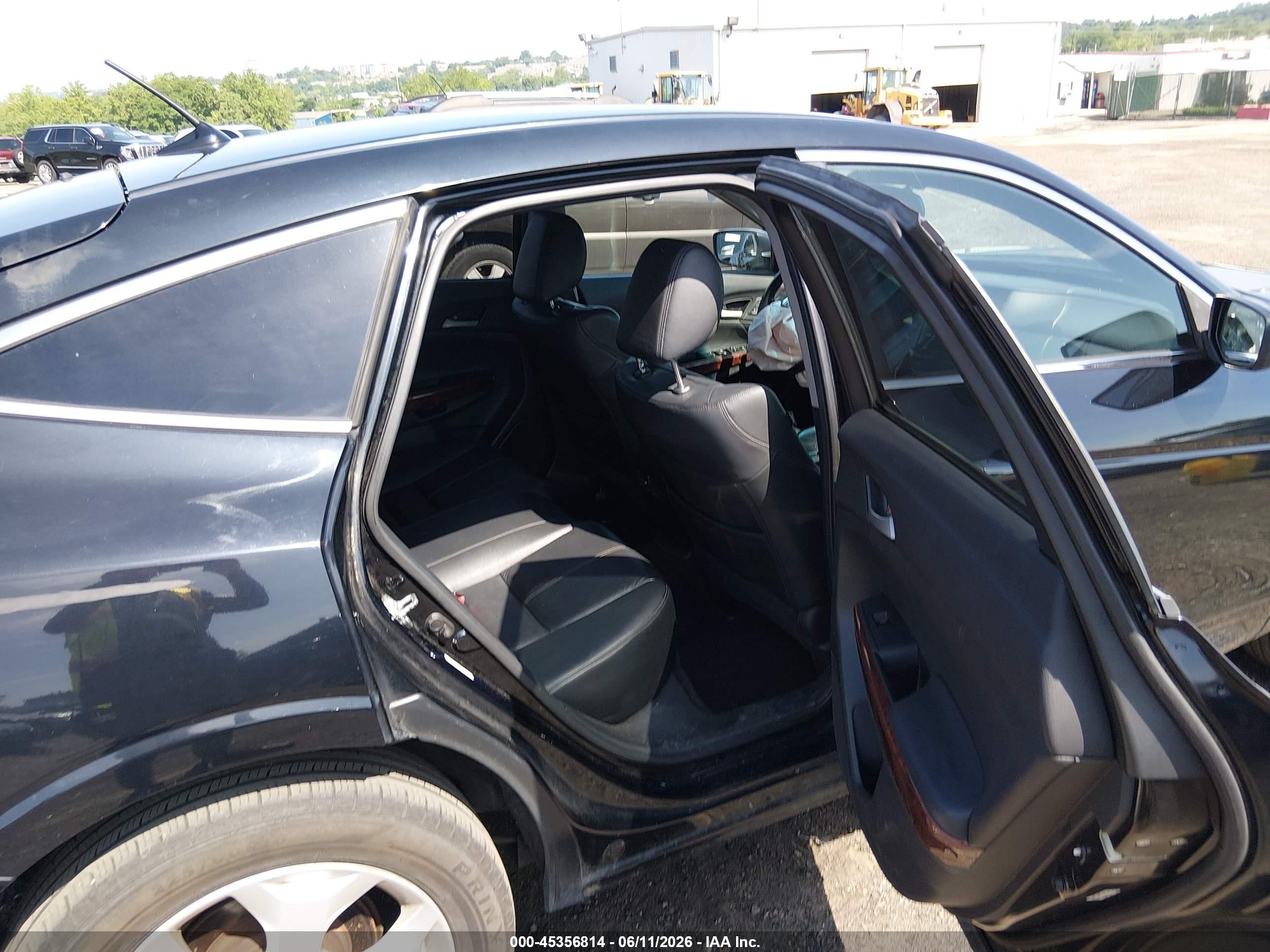 2011 Honda Accord Crosstour Ex-l Black vin: 5J6TF2H56BL005352