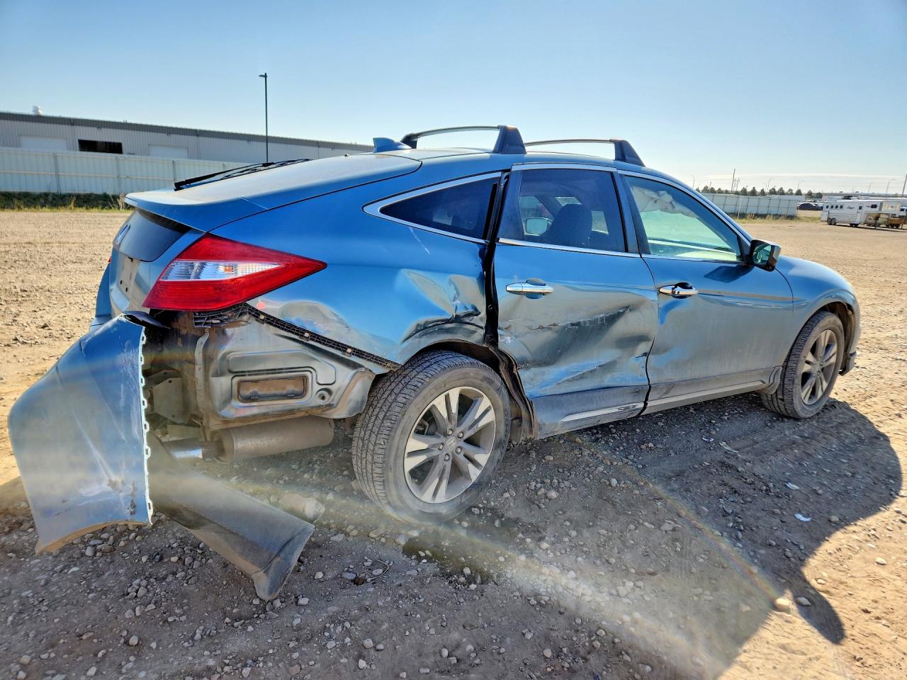 2013 Honda Crosstour Exl Blue vin: 5J6TF2H56DL001093