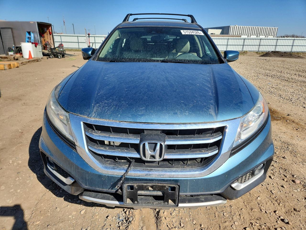 2013 Honda Crosstour Exl Blue vin: 5J6TF2H56DL001093