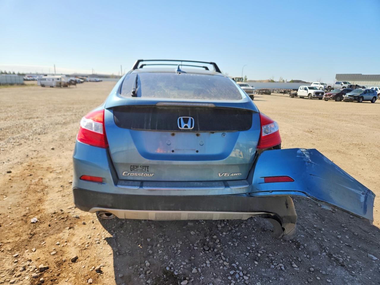 2013 Honda Crosstour Exl Blue vin: 5J6TF2H56DL001093