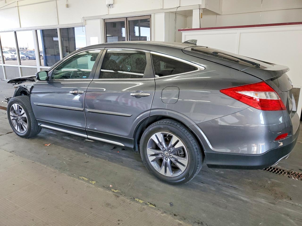 2013 Honda Crosstour Exl Gray vin: 5J6TF2H56DL002888