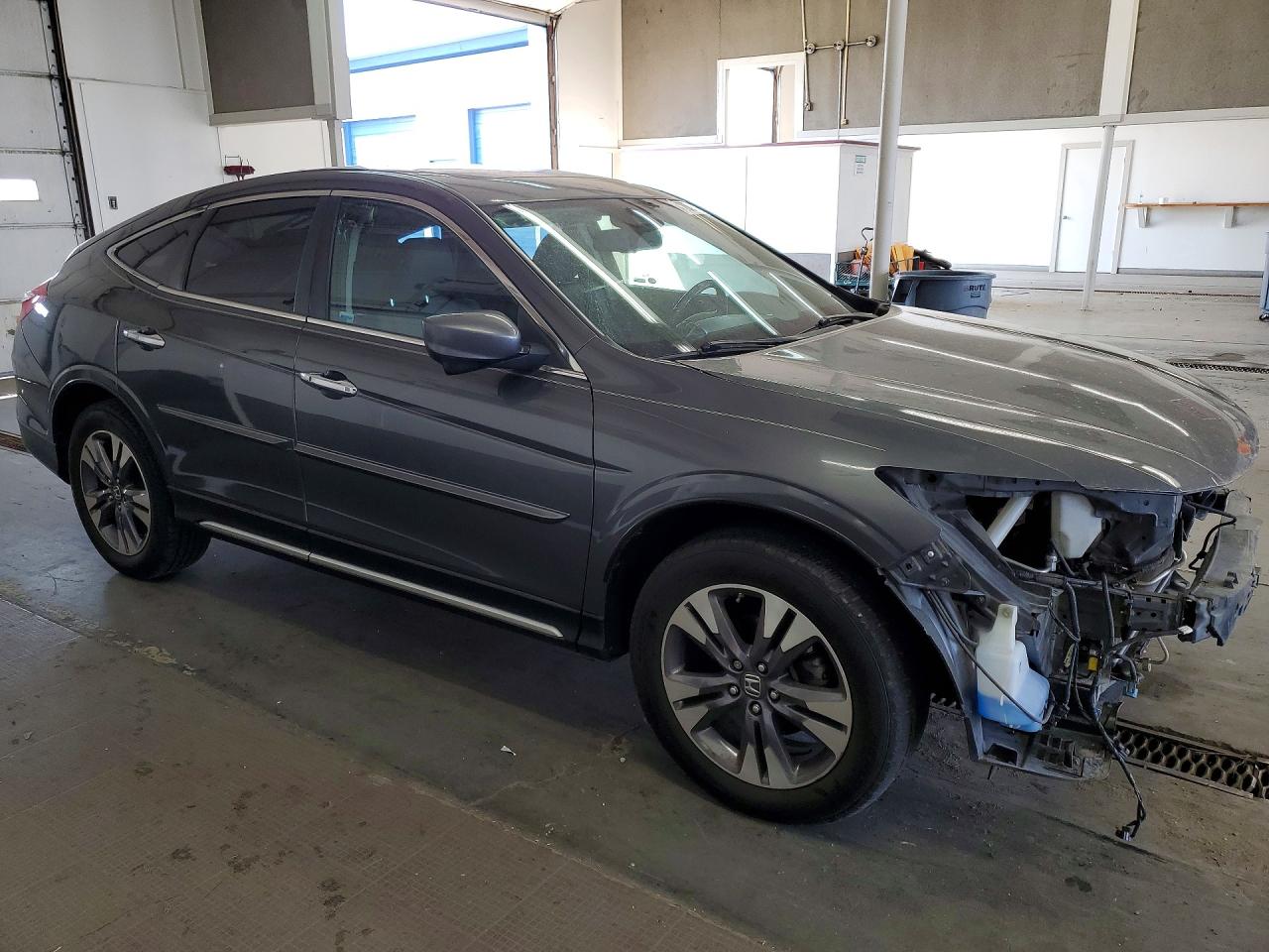 2013 Honda Crosstour Exl Gray vin: 5J6TF2H56DL002888