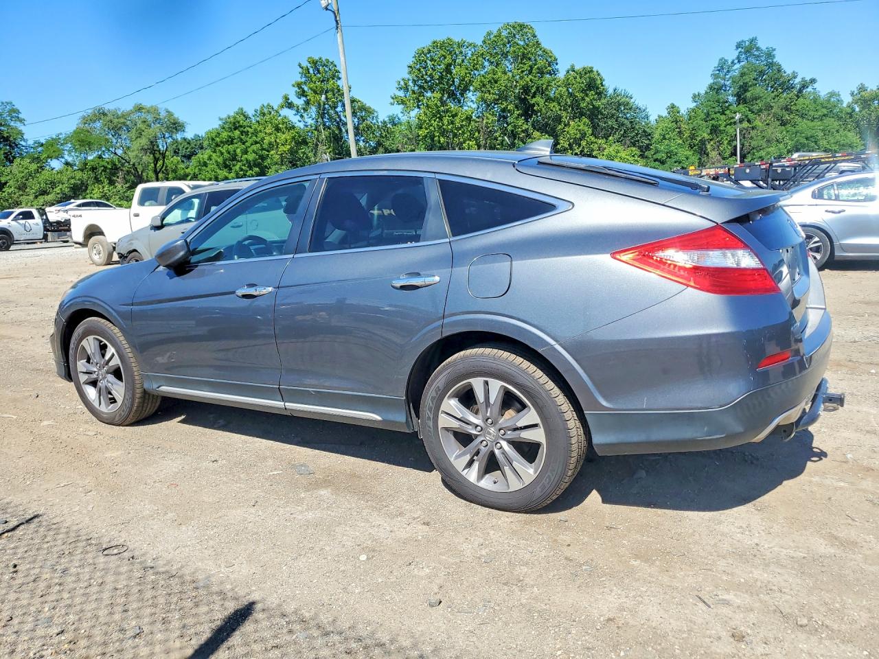 2013 Honda Crosstour Exl Gray vin: 5J6TF2H56DL005242