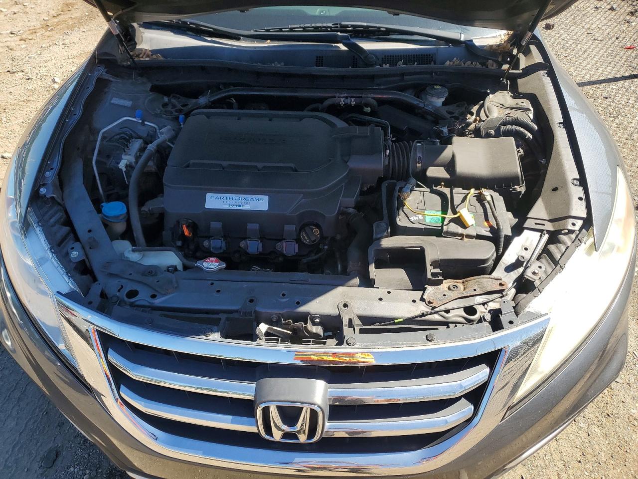 2013 Honda Crosstour Exl Gray vin: 5J6TF2H56DL005242
