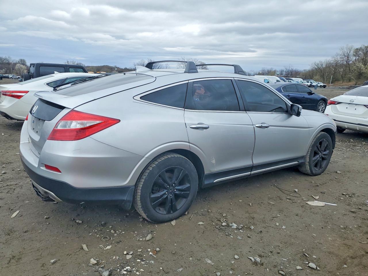 2014 Honda Crosstour Exl Silver vin: 5J6TF2H56EL004190