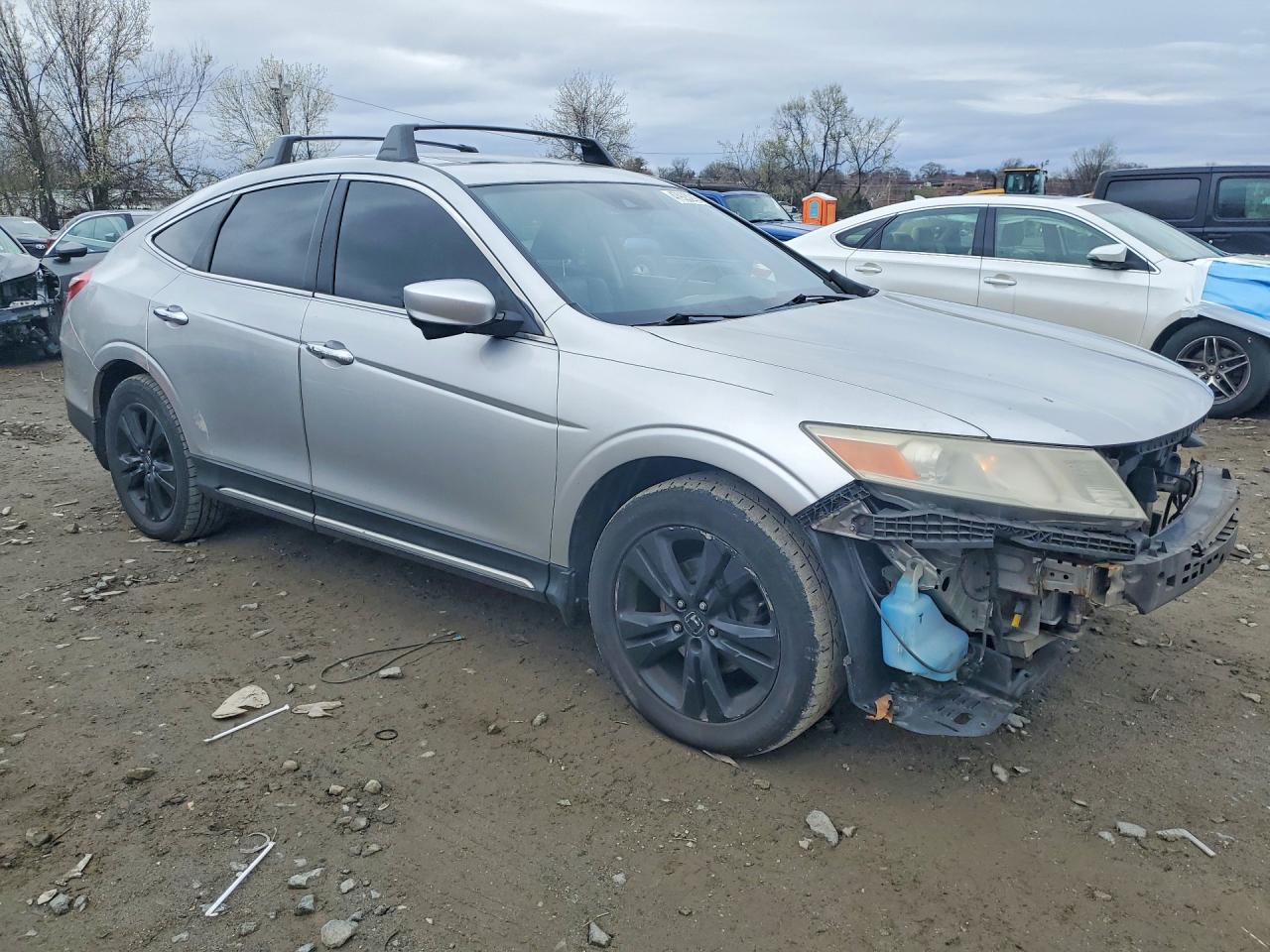 2014 Honda Crosstour Exl Silver vin: 5J6TF2H56EL004190
