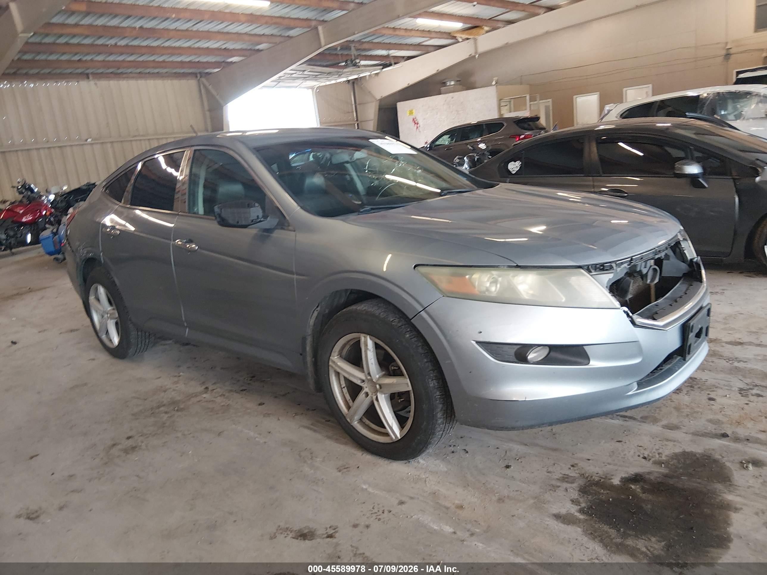 2010 Honda Accord Crosstour Ex-l Blue vin: 5J6TF2H57AL012972