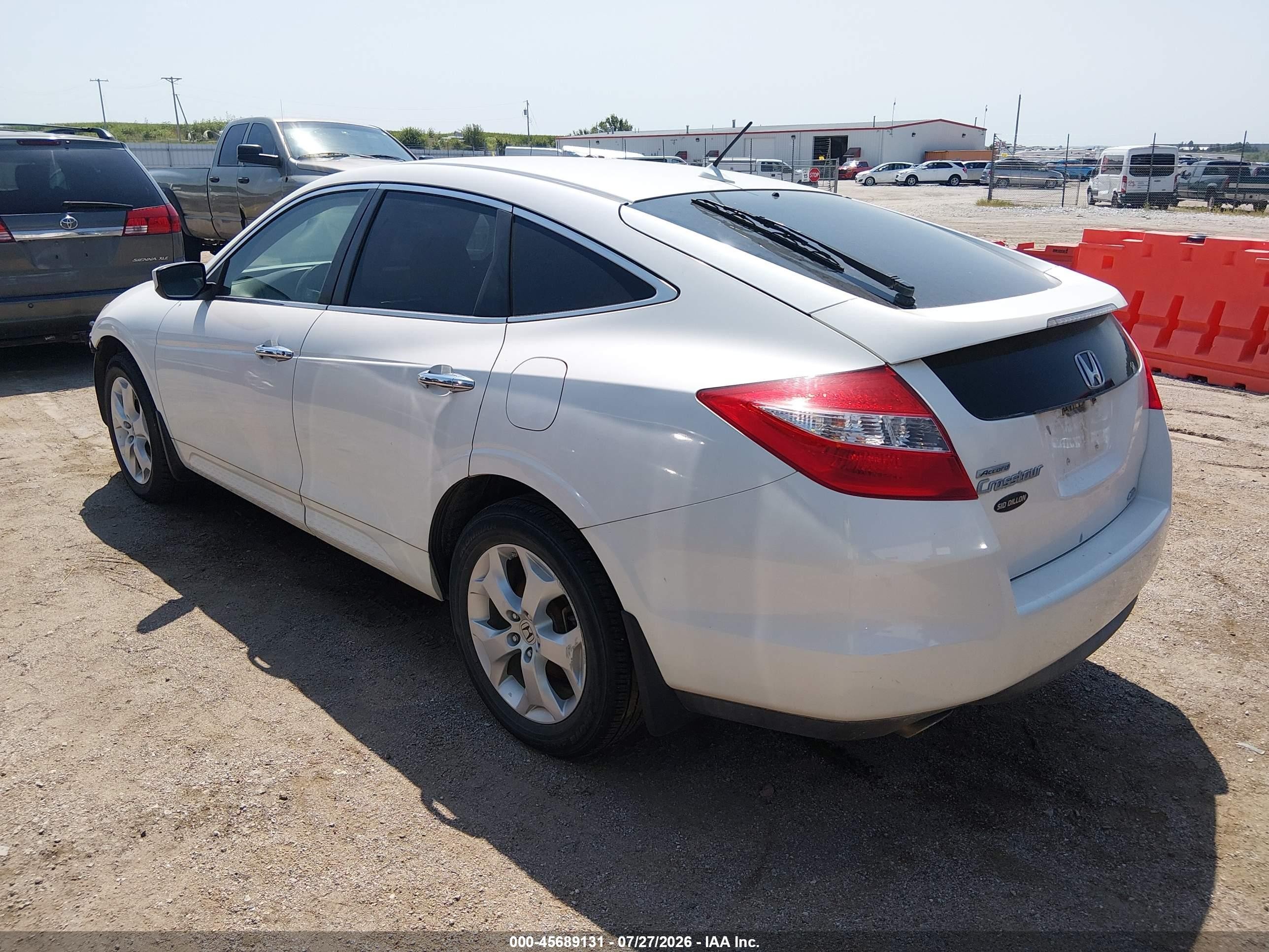 2011 Honda Accord Crosstour Ex-l Белый vin: 5J6TF2H57BL006946