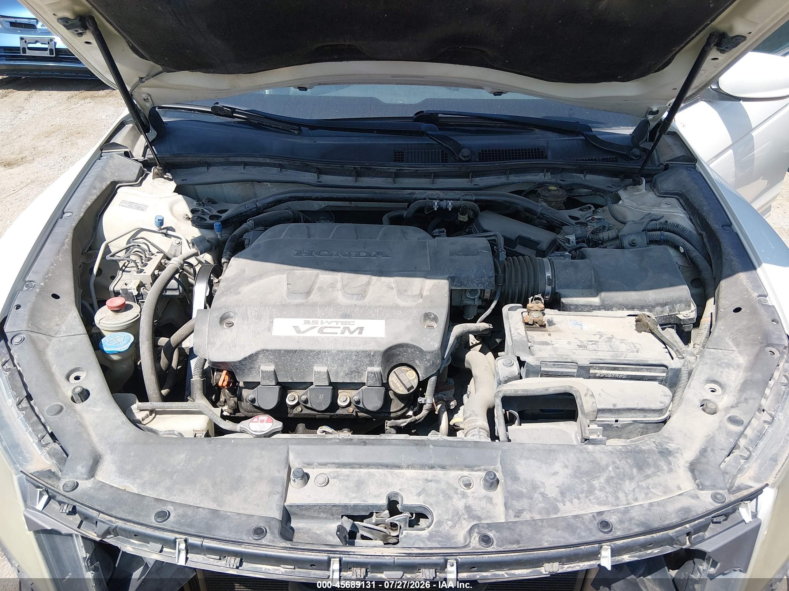 2011 Honda Accord Crosstour Ex-l Белый vin: 5J6TF2H57BL006946