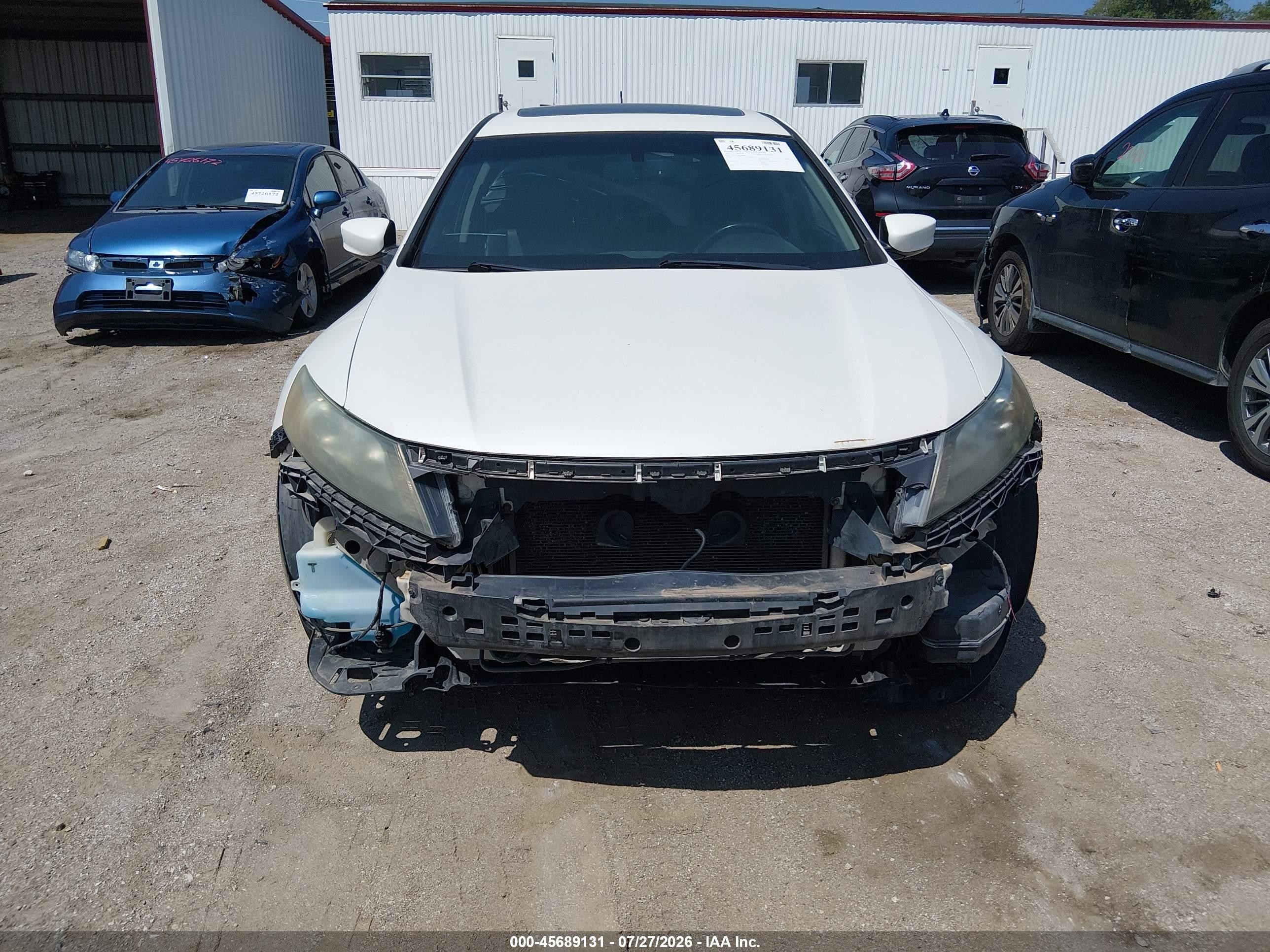 2011 Honda Accord Crosstour Ex-l Белый vin: 5J6TF2H57BL006946