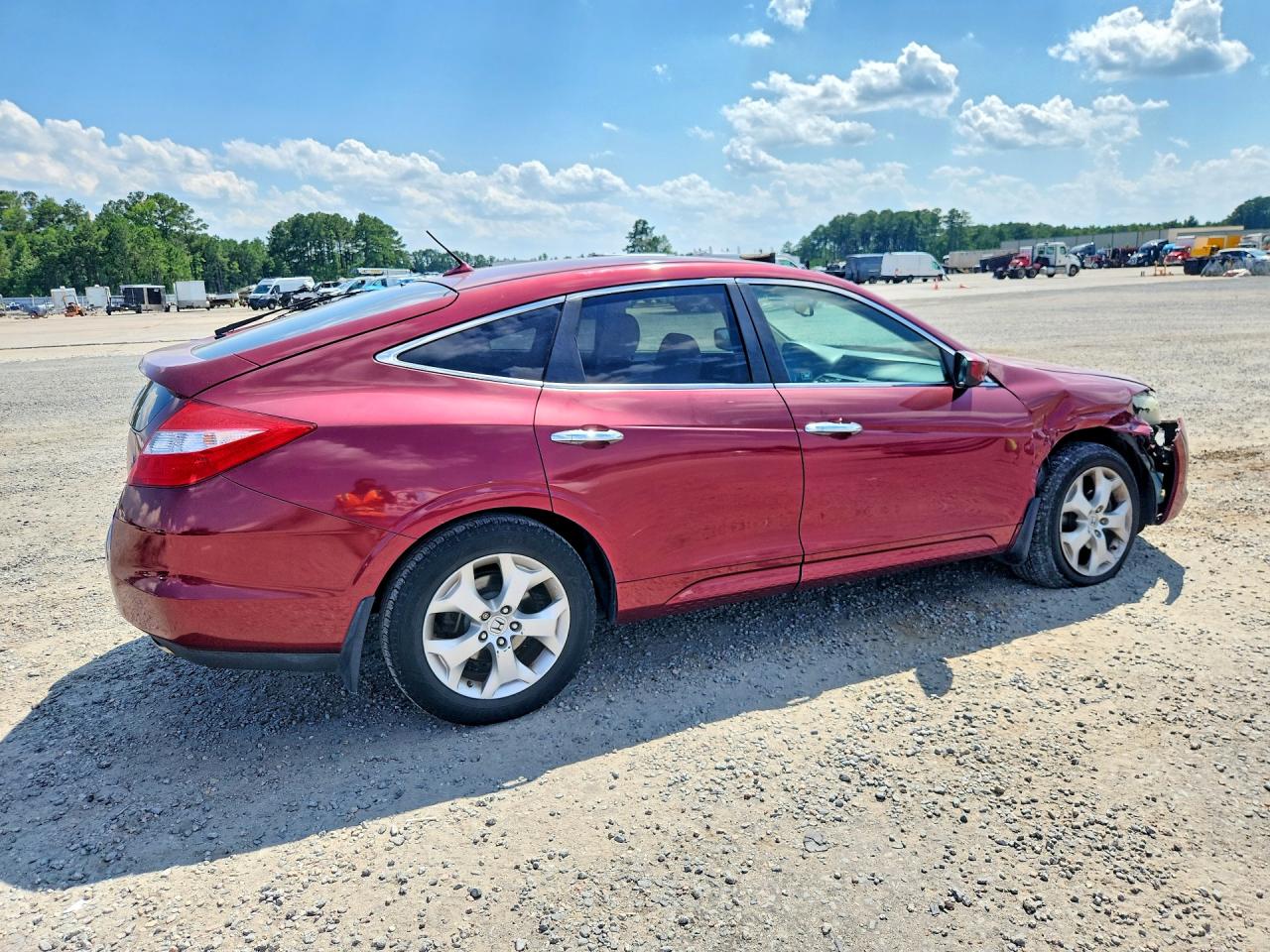 2011 Honda Accord Crosstour Exl Burgundy vin: 5J6TF2H57BL007496