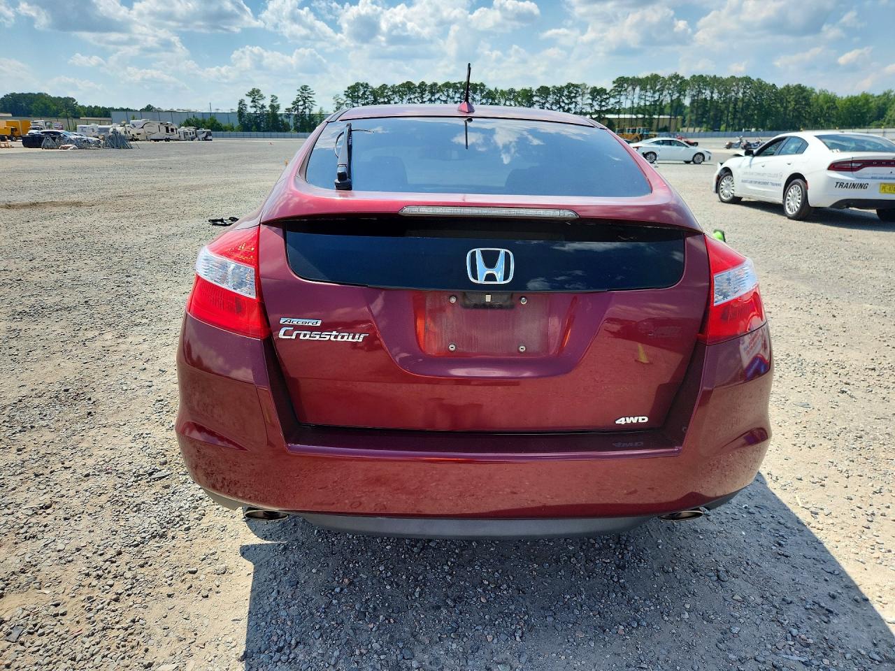 2011 Honda Accord Crosstour Exl Burgundy vin: 5J6TF2H57BL007496