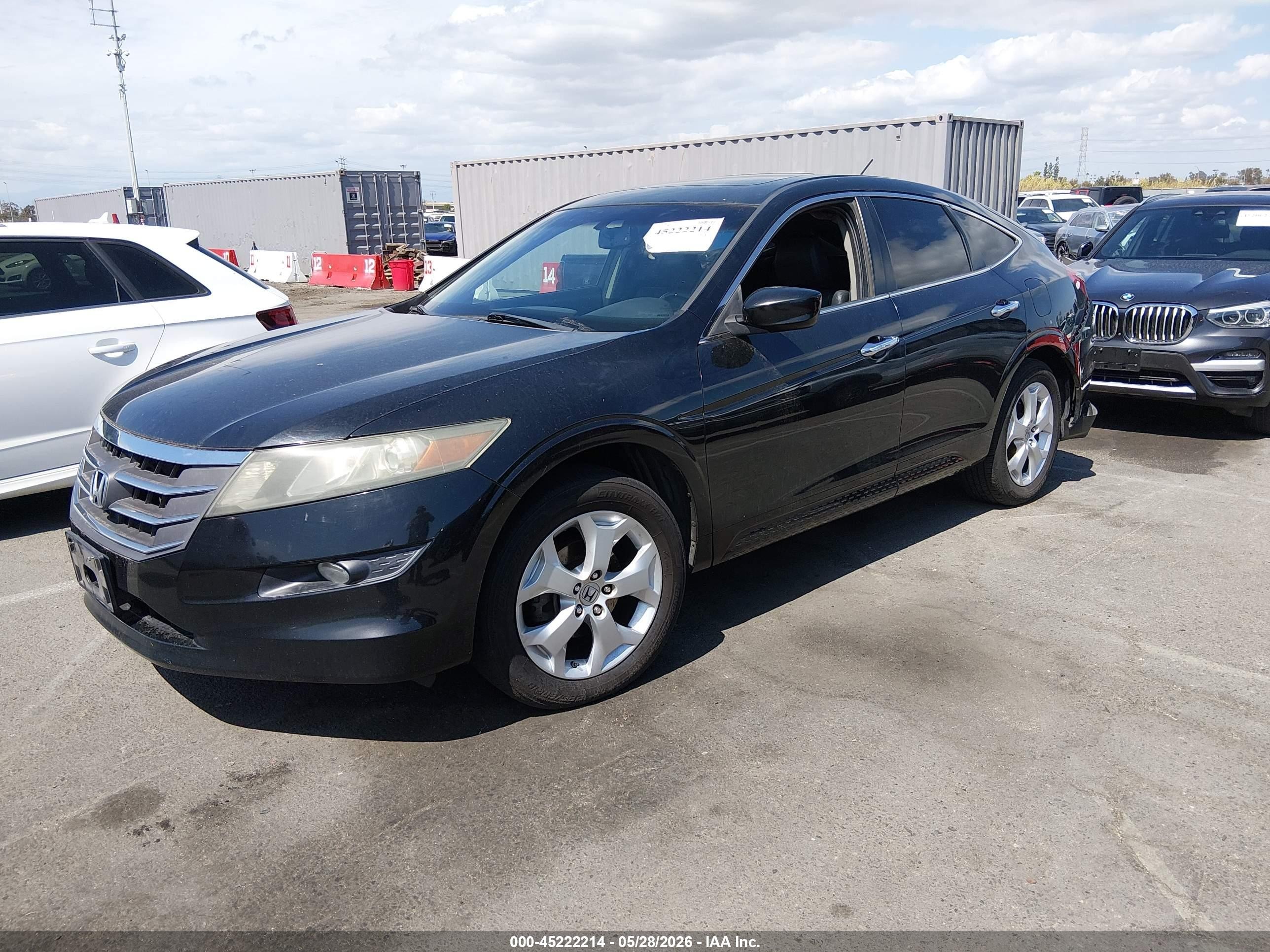 2012 Honda Crosstour Ex-l Black vin: 5J6TF2H57CL002736