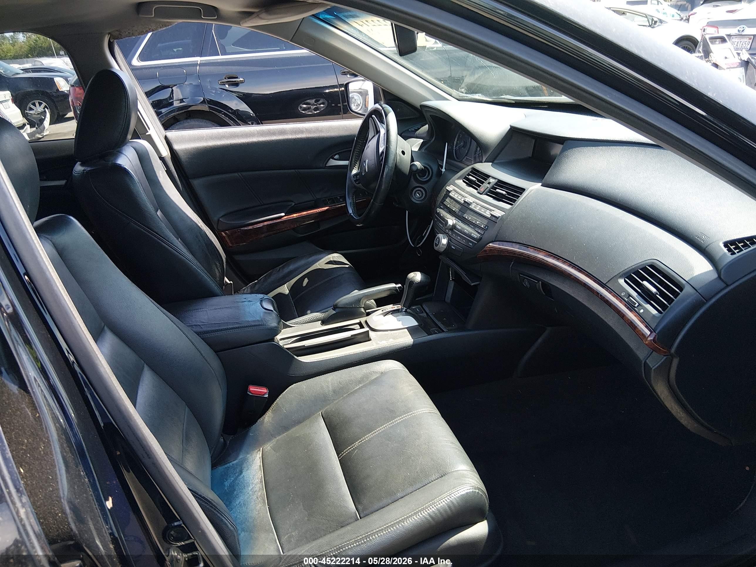 2012 Honda Crosstour Ex-l Black vin: 5J6TF2H57CL002736