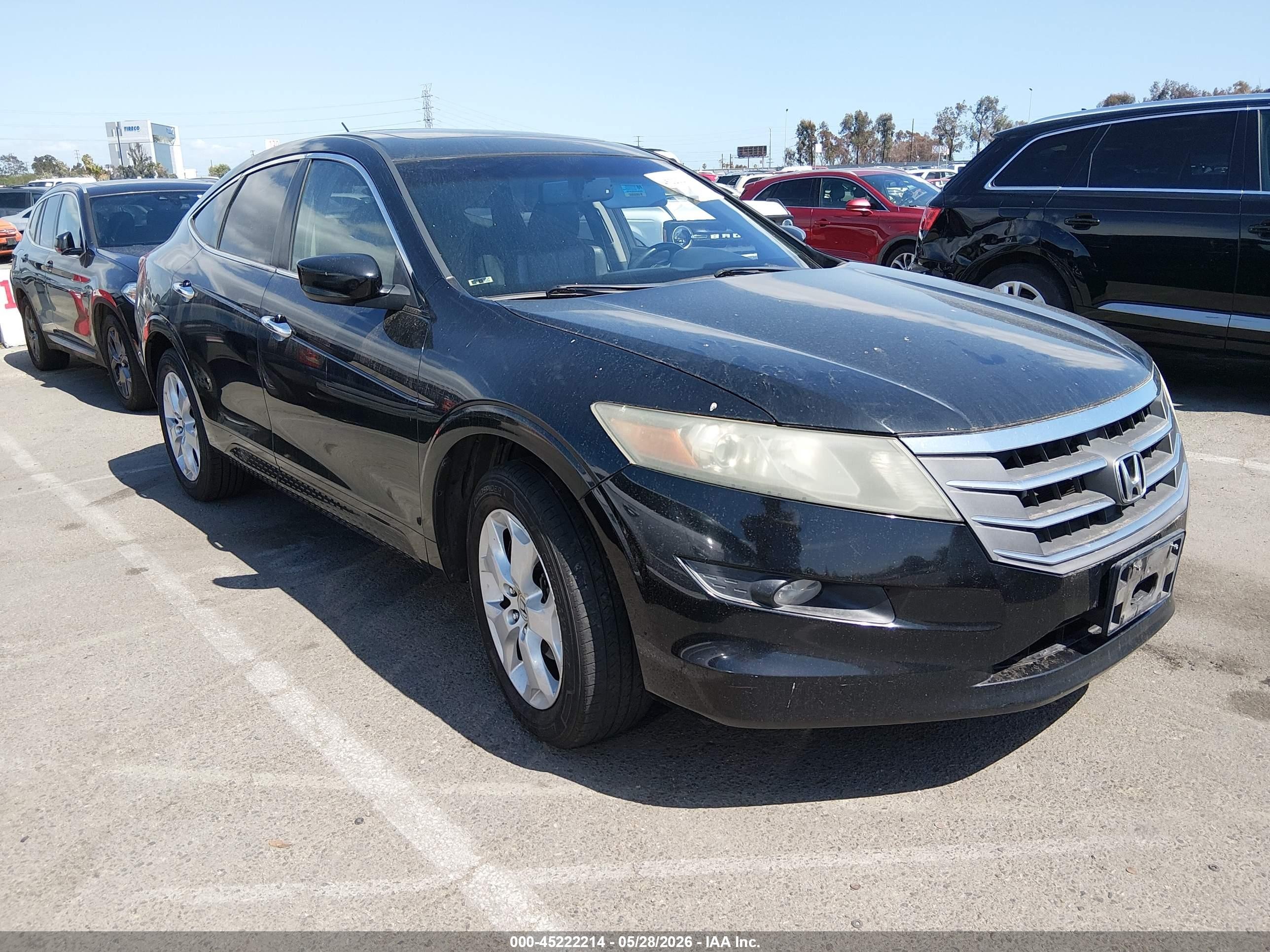 2012 Honda Crosstour Ex-l Черный vin: 5J6TF2H57CL002736