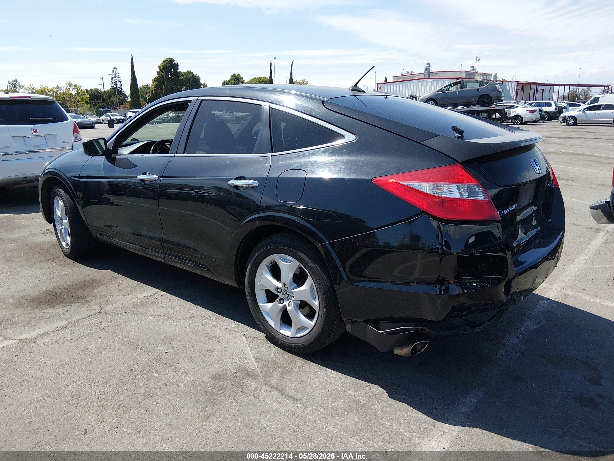 2012 Honda Crosstour Ex-l Black vin: 5J6TF2H57CL002736