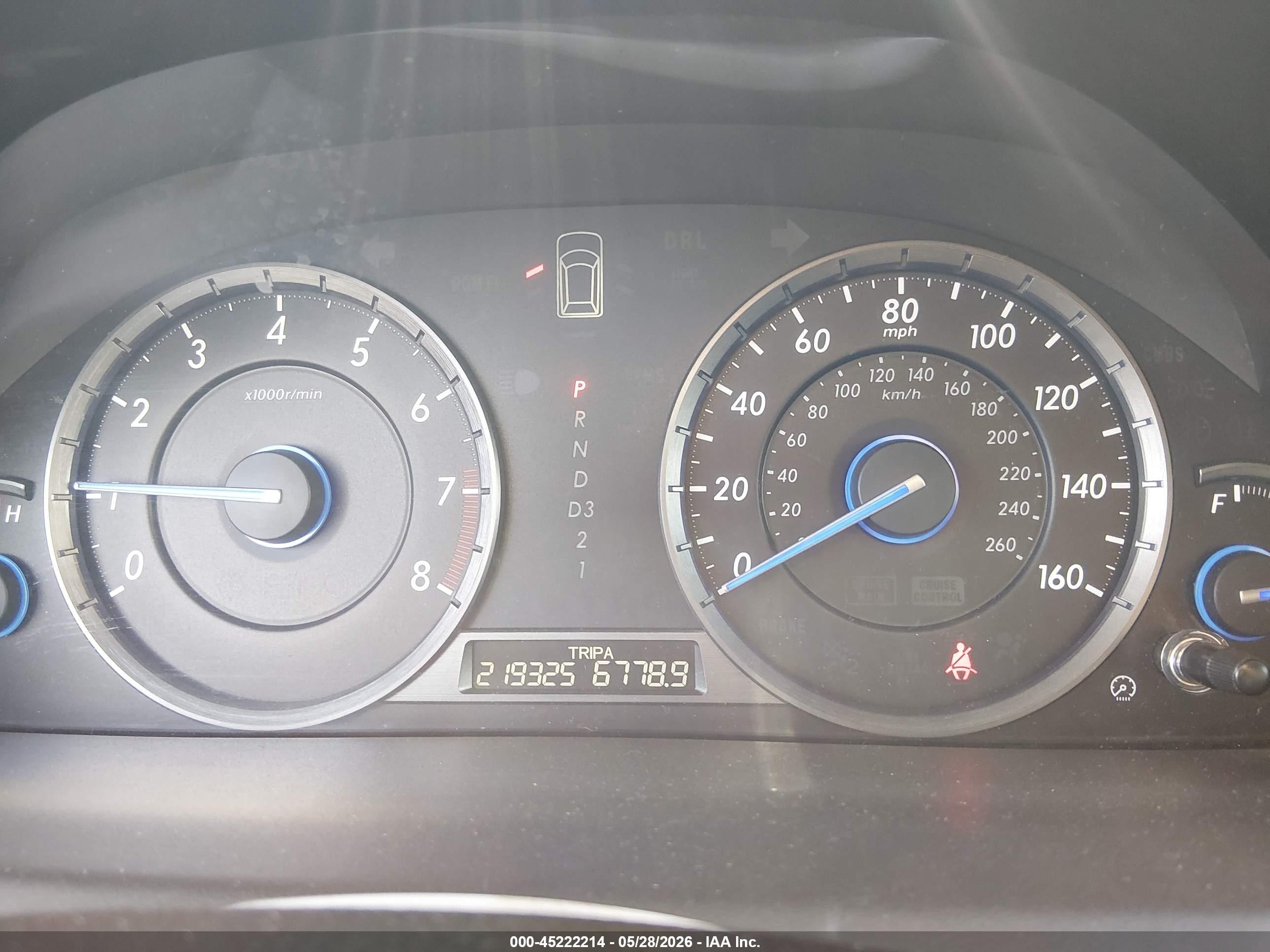 2012 Honda Crosstour Ex-l Black vin: 5J6TF2H57CL002736