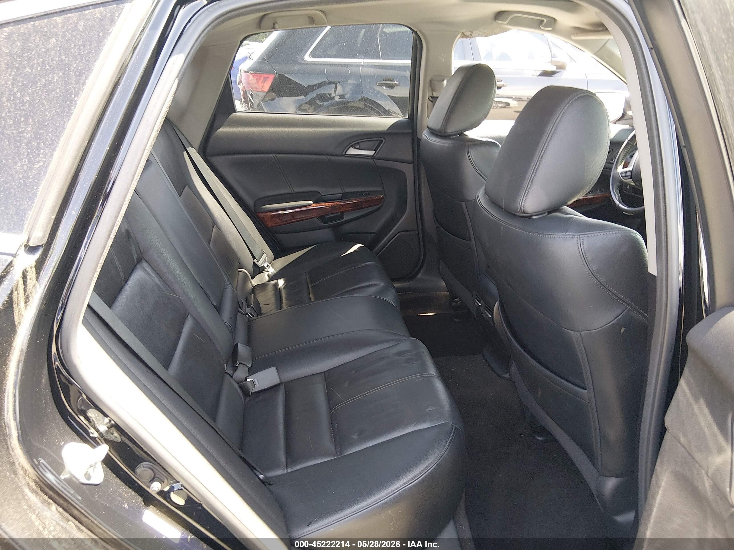 2012 Honda Crosstour Ex-l Black vin: 5J6TF2H57CL002736