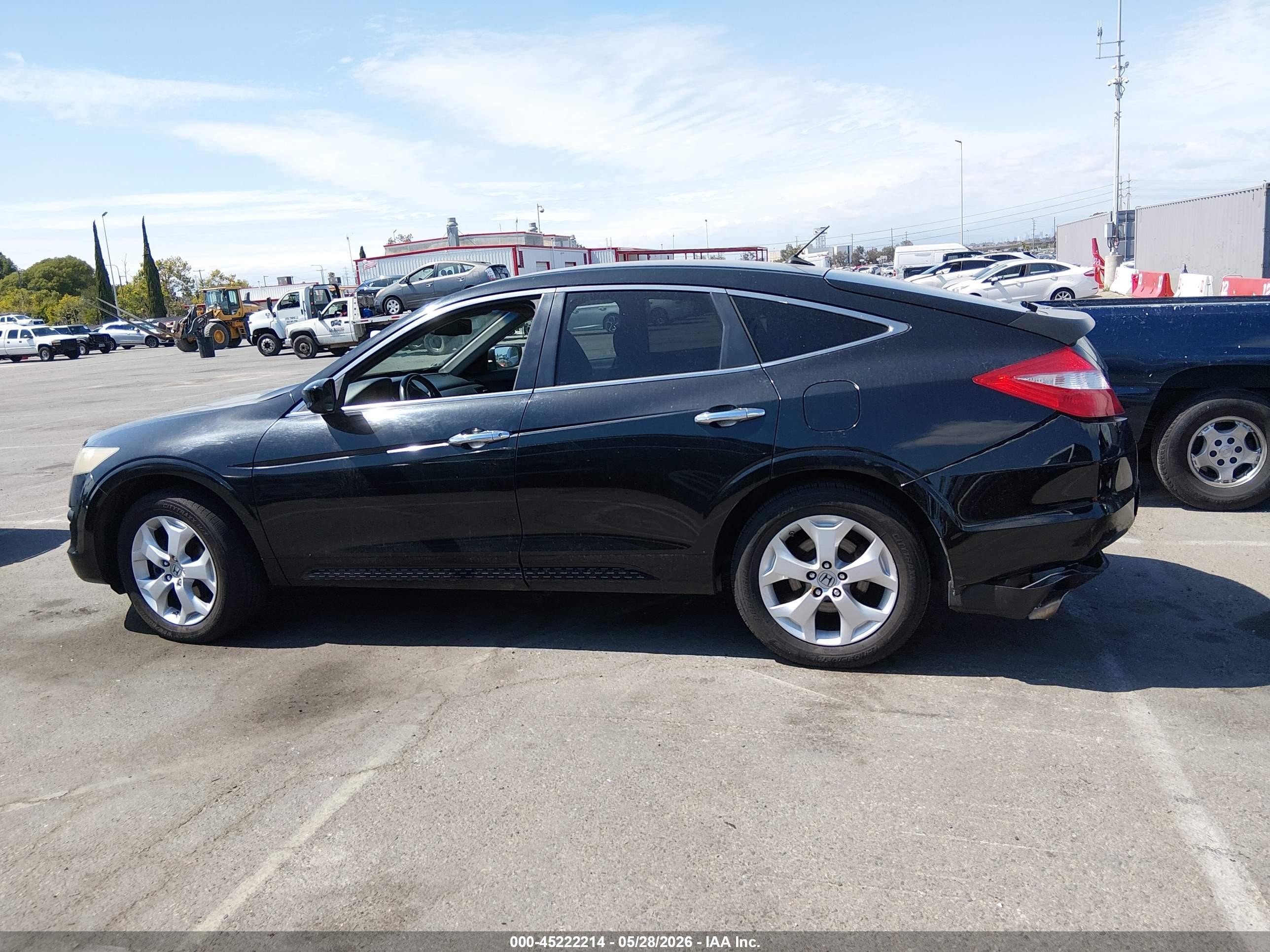 2012 Honda Crosstour Ex-l Black vin: 5J6TF2H57CL002736