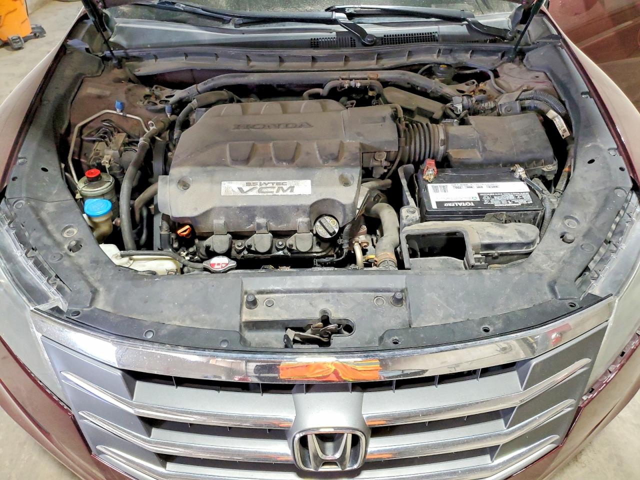 2012 Honda Crosstour Exl Burgundy vin: 5J6TF2H57CL005264