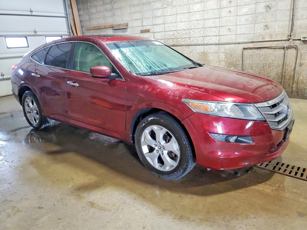 2012 Honda Crosstour Exl Burgundy vin: 5J6TF2H57CL005264