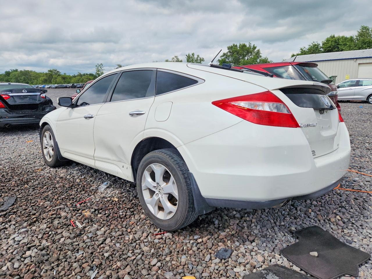 2012 Honda Crosstour Exl White vin: 5J6TF2H57CL011209