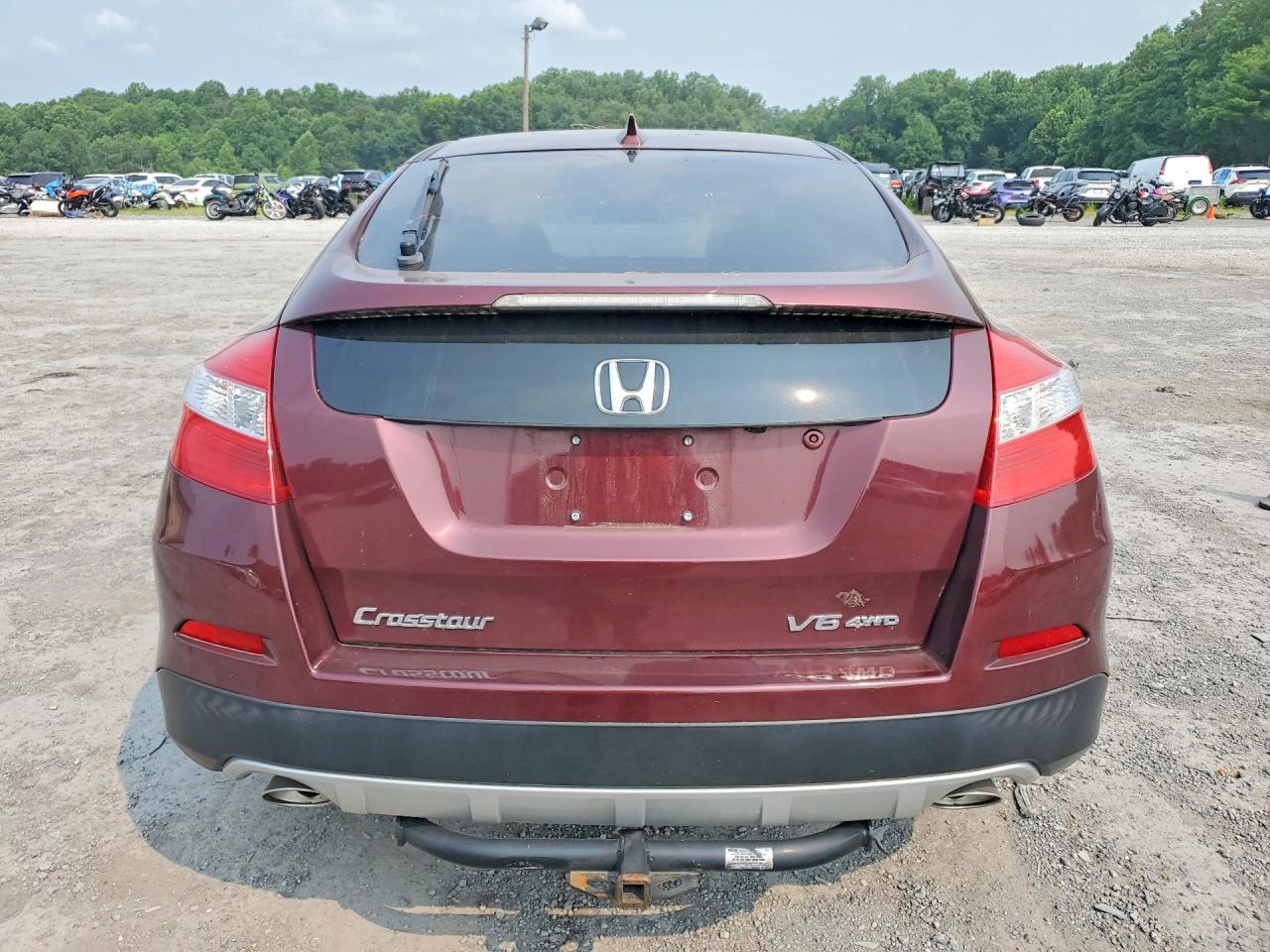 2014 Honda Crosstour Exl Maroon vin: 5J6TF2H57EL001153