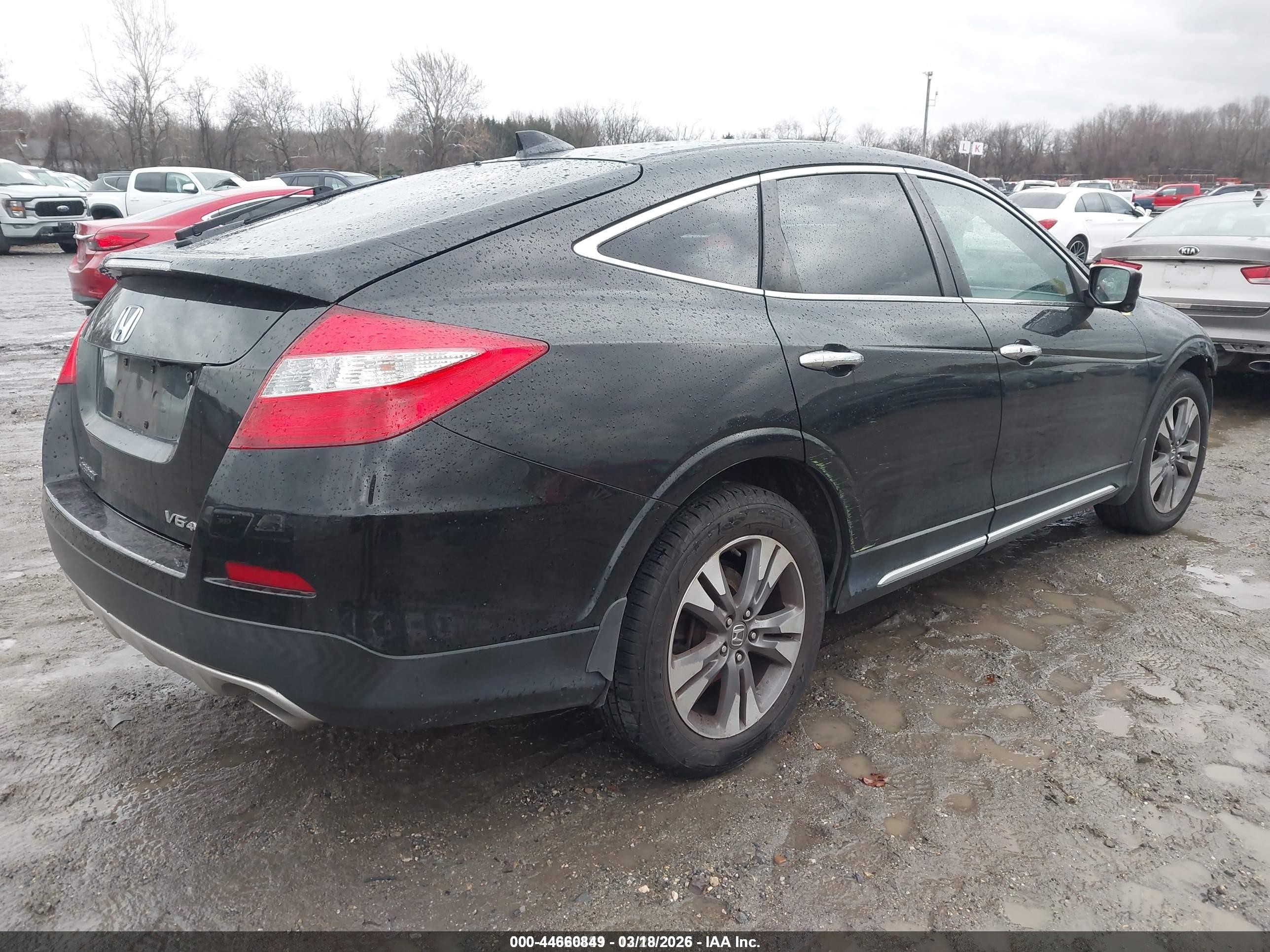 2015 Honda Crosstour Ex-l V6 Black vin: 5J6TF2H57FL002787