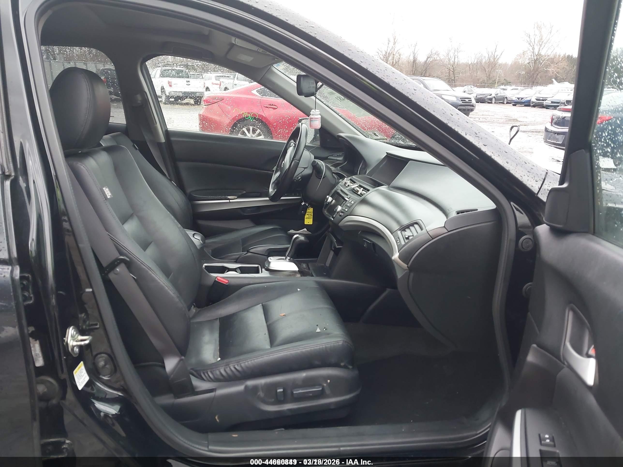 2015 Honda Crosstour Ex-l V6 Black vin: 5J6TF2H57FL002787