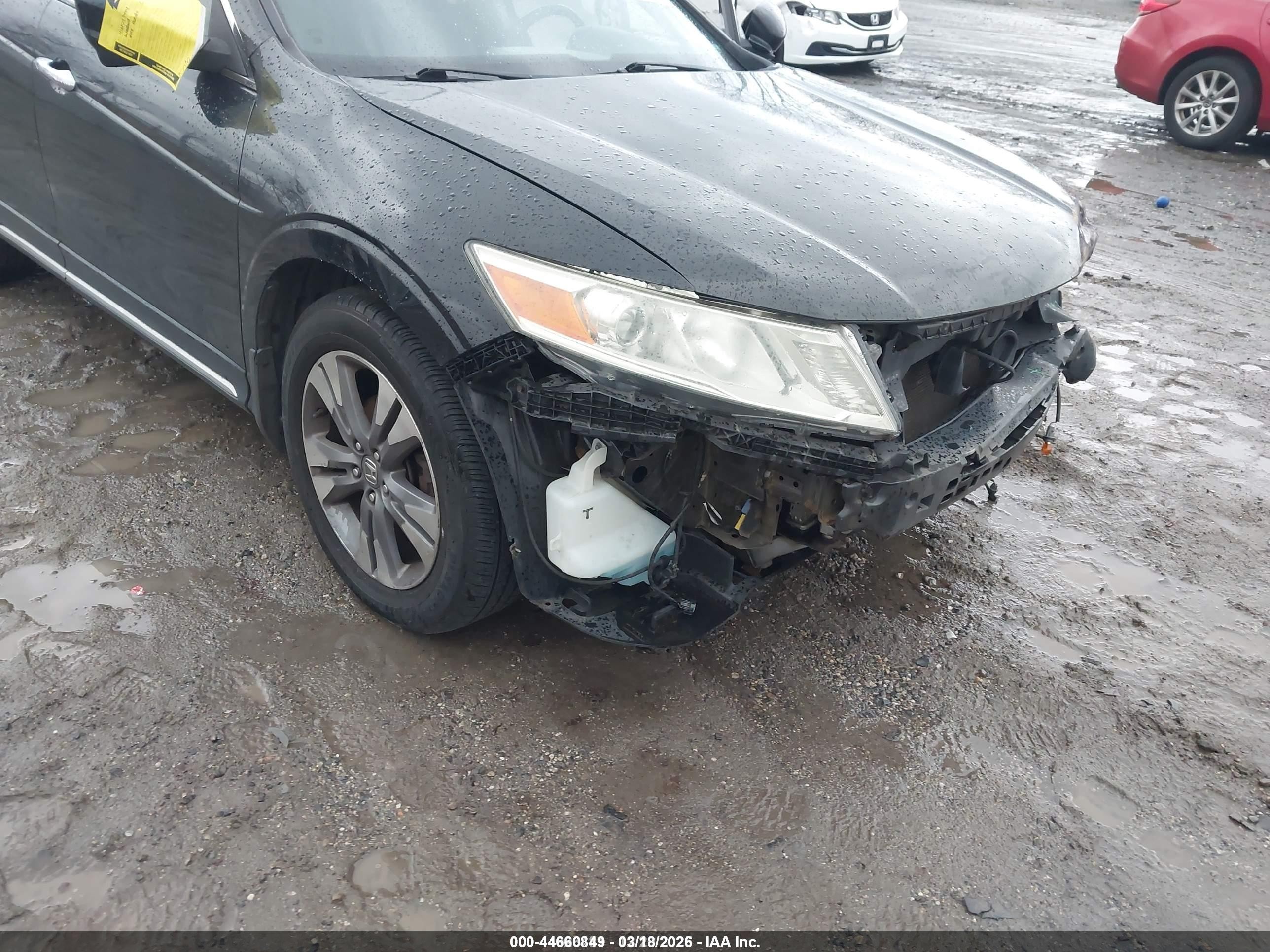 2015 Honda Crosstour Ex-l V6 Black vin: 5J6TF2H57FL002787
